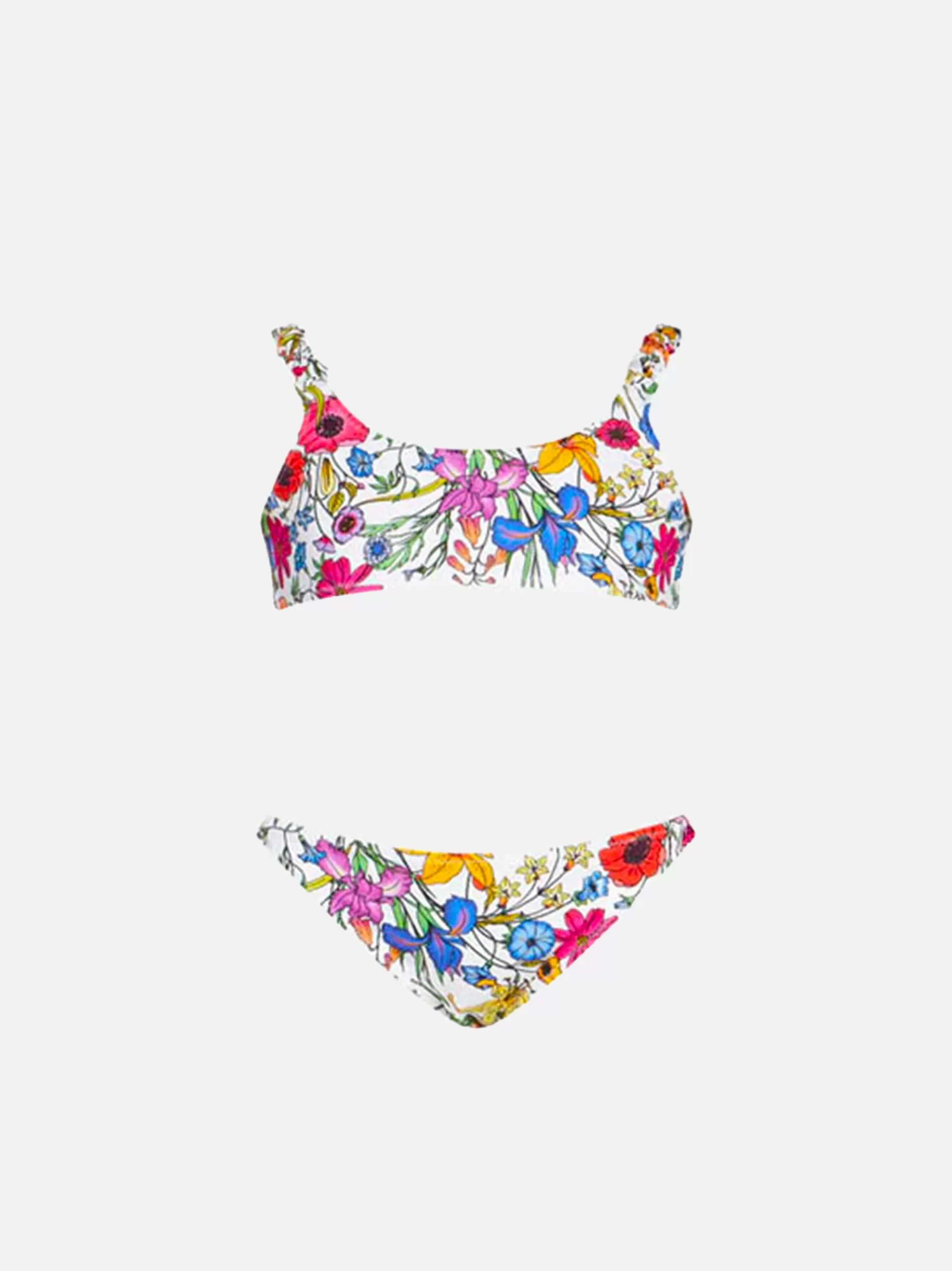 Sale Bralette da bambina con stampa fiori Costumi Da Bagno Stampati | Bikini E Slip Mare