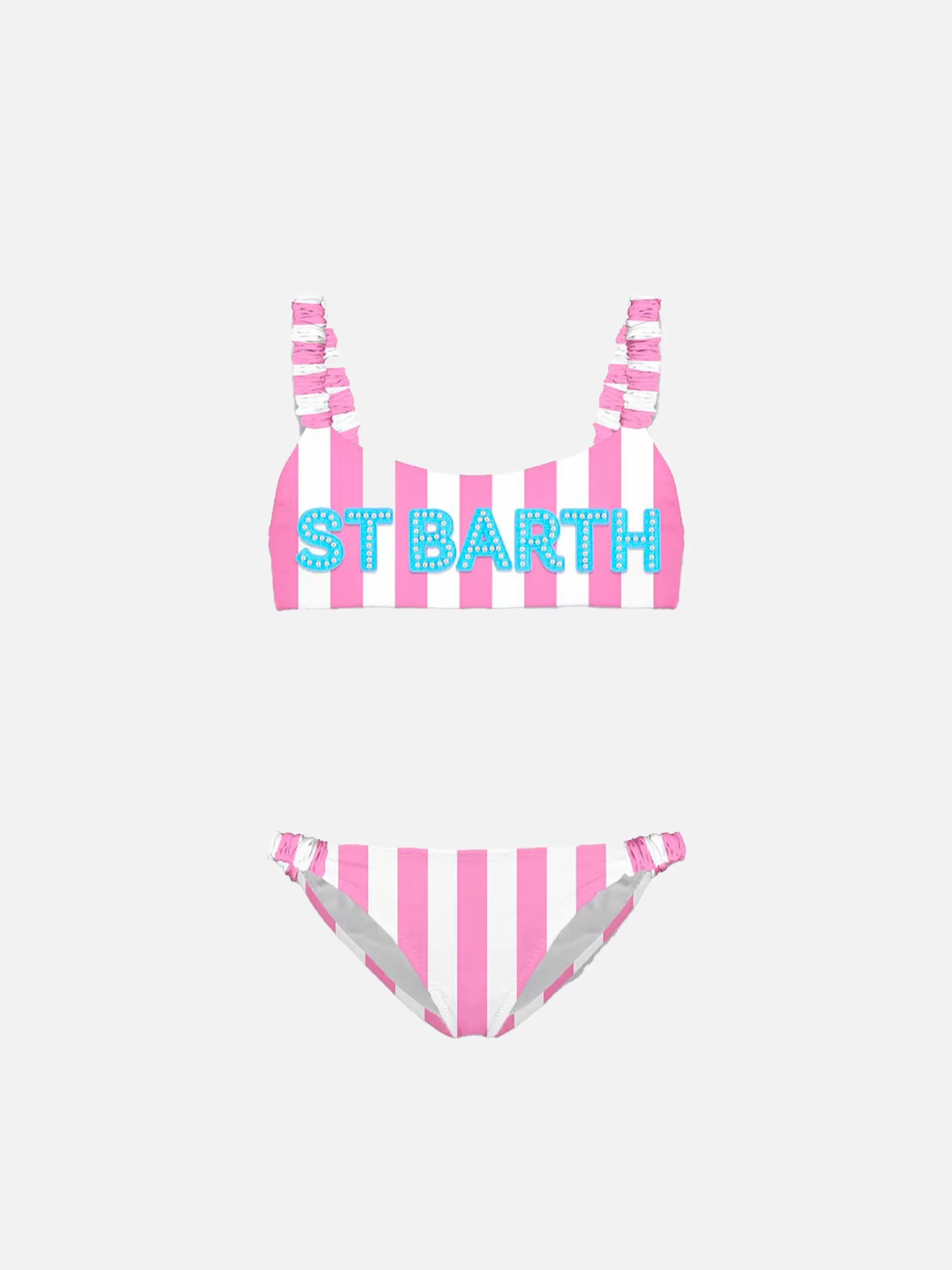 Fashion Bralette da bambina con toppa Costumi Da Bagno Stampati | Bikini E Slip Mare