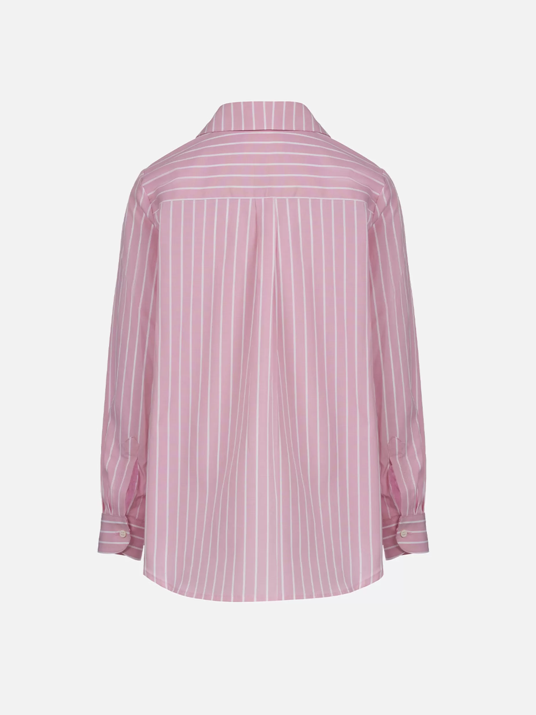 Discount Camicia over da bambina Mini Brigitte in cotone con stampa rigata Camicie