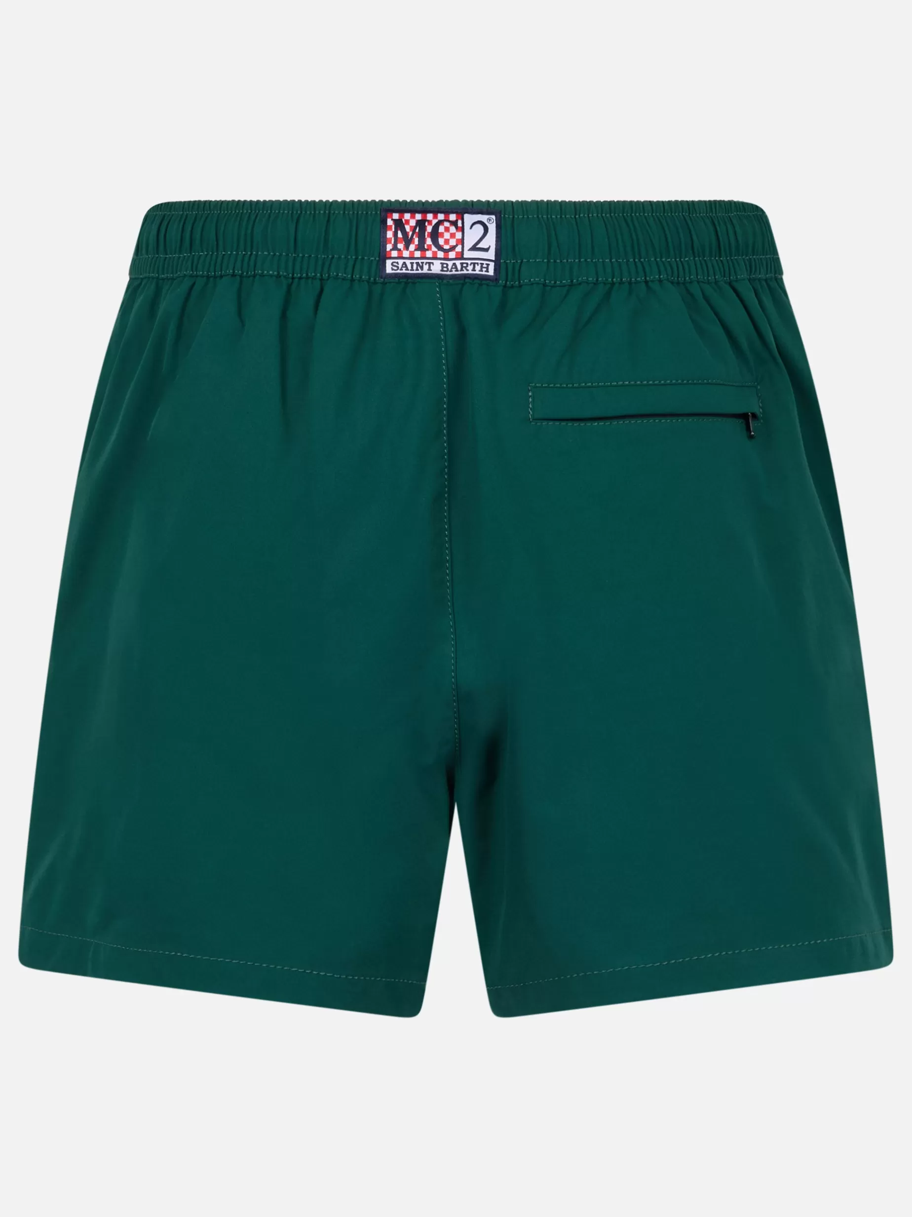 Best Costume corto da uomo verde inglese Master Uomo Costumi Mare Tinta Unita