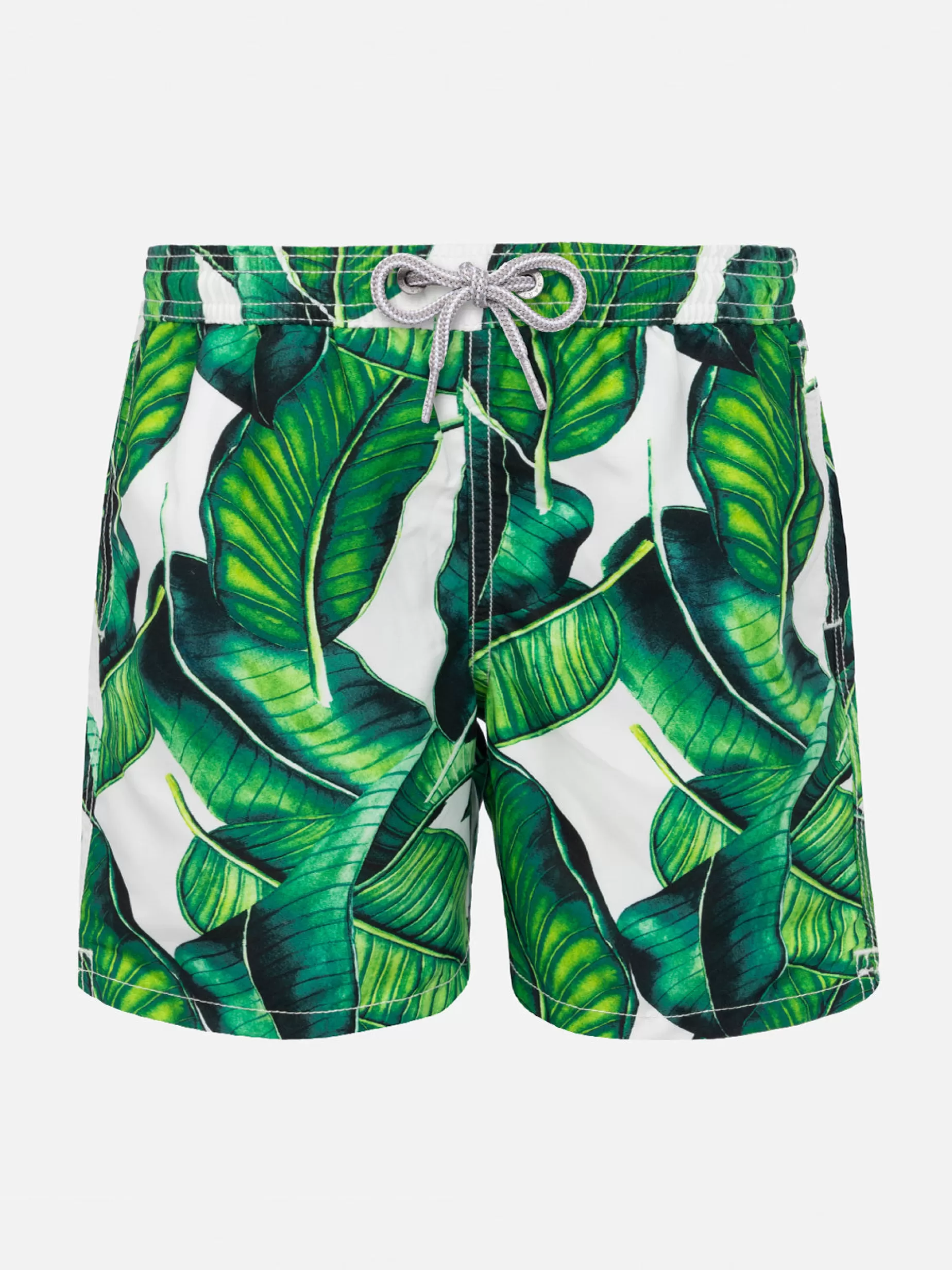 Cheap Costume da bagno da bambino con stampa foglie di banano Uomo Tessuto Mano Pesca | Tessuto Mano Pesca