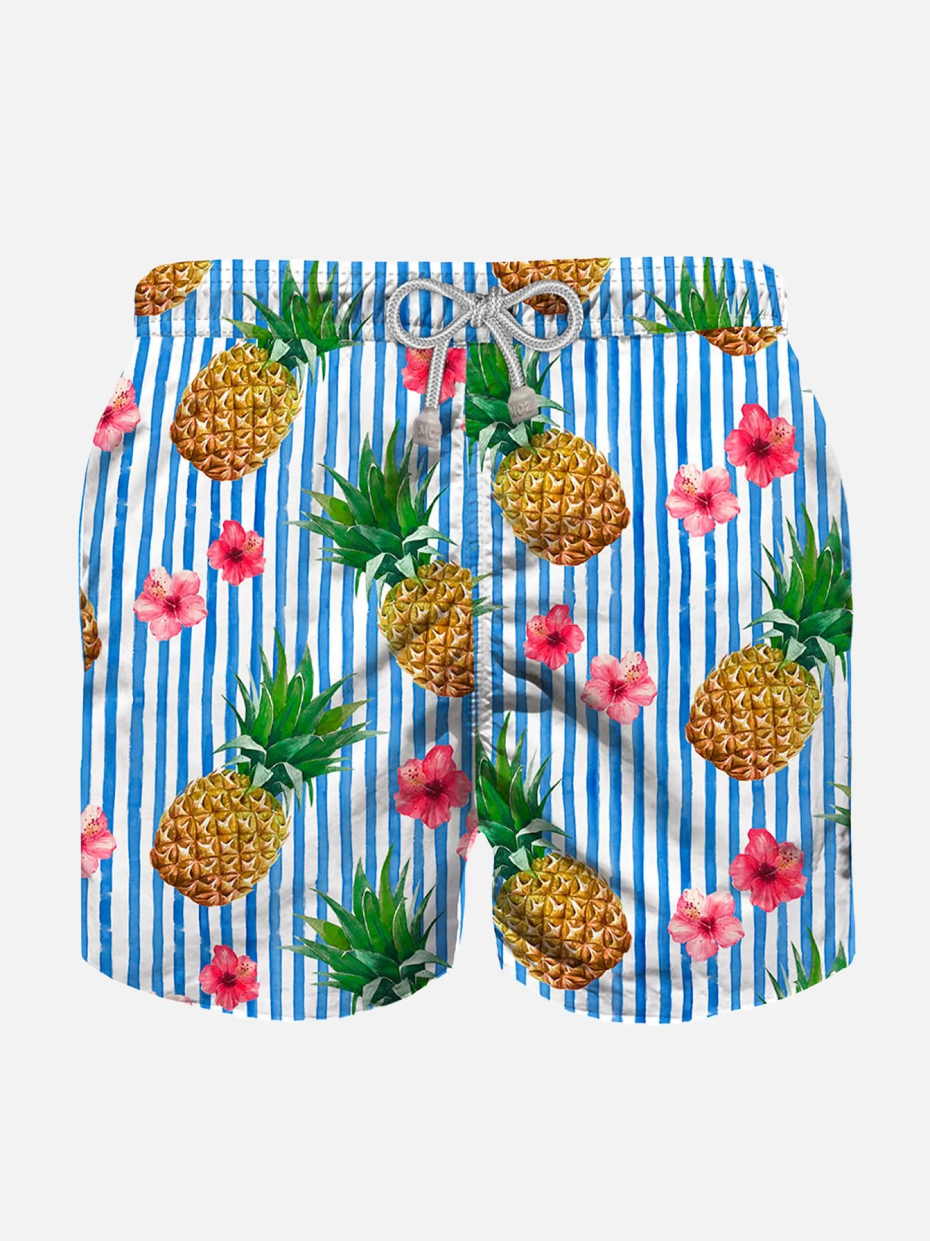 Best Sale Costume da bagno da bambino con stampa ananas Uomo Costumi Mare Stampati | Tessuto Mano Pesca