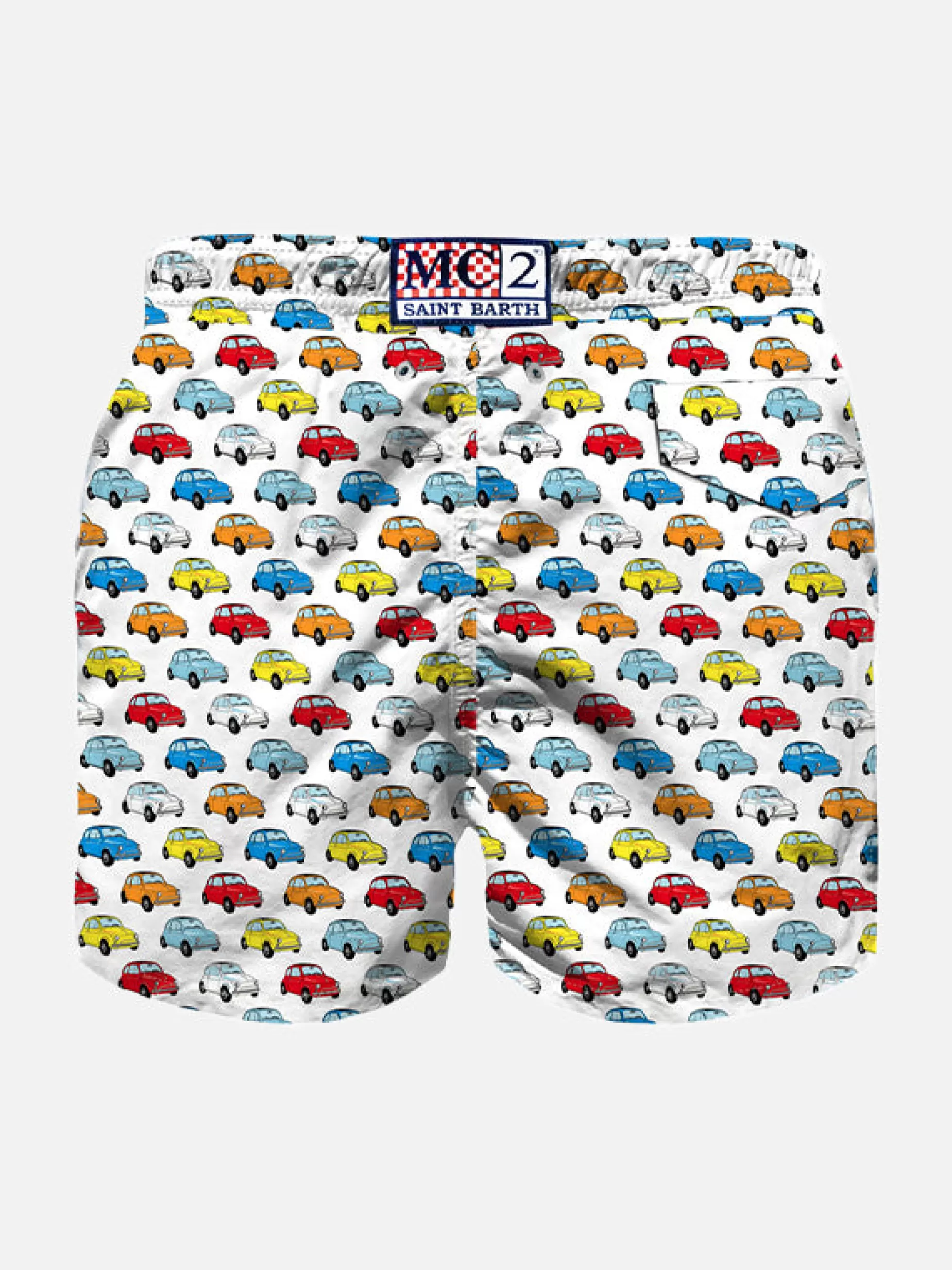 Best Costume da bagno da bambino con stampa auto Fiat 500 | FIAT© 500 Edizione Speciale Bambino Tessuto Leggero