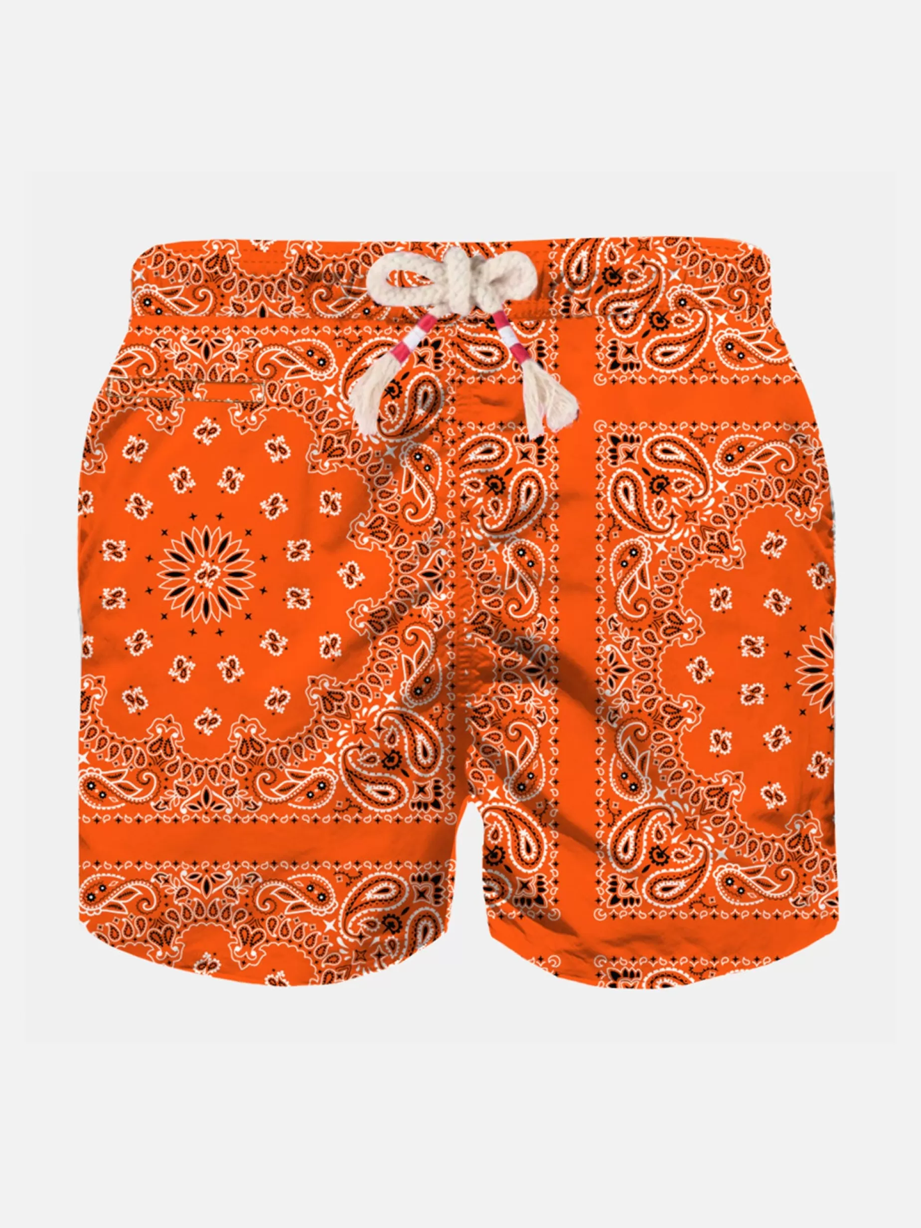 Shop Costume da bagno da bambino con stampa bandana arancione Bambino Costumi Mare Stampati | Beachwear