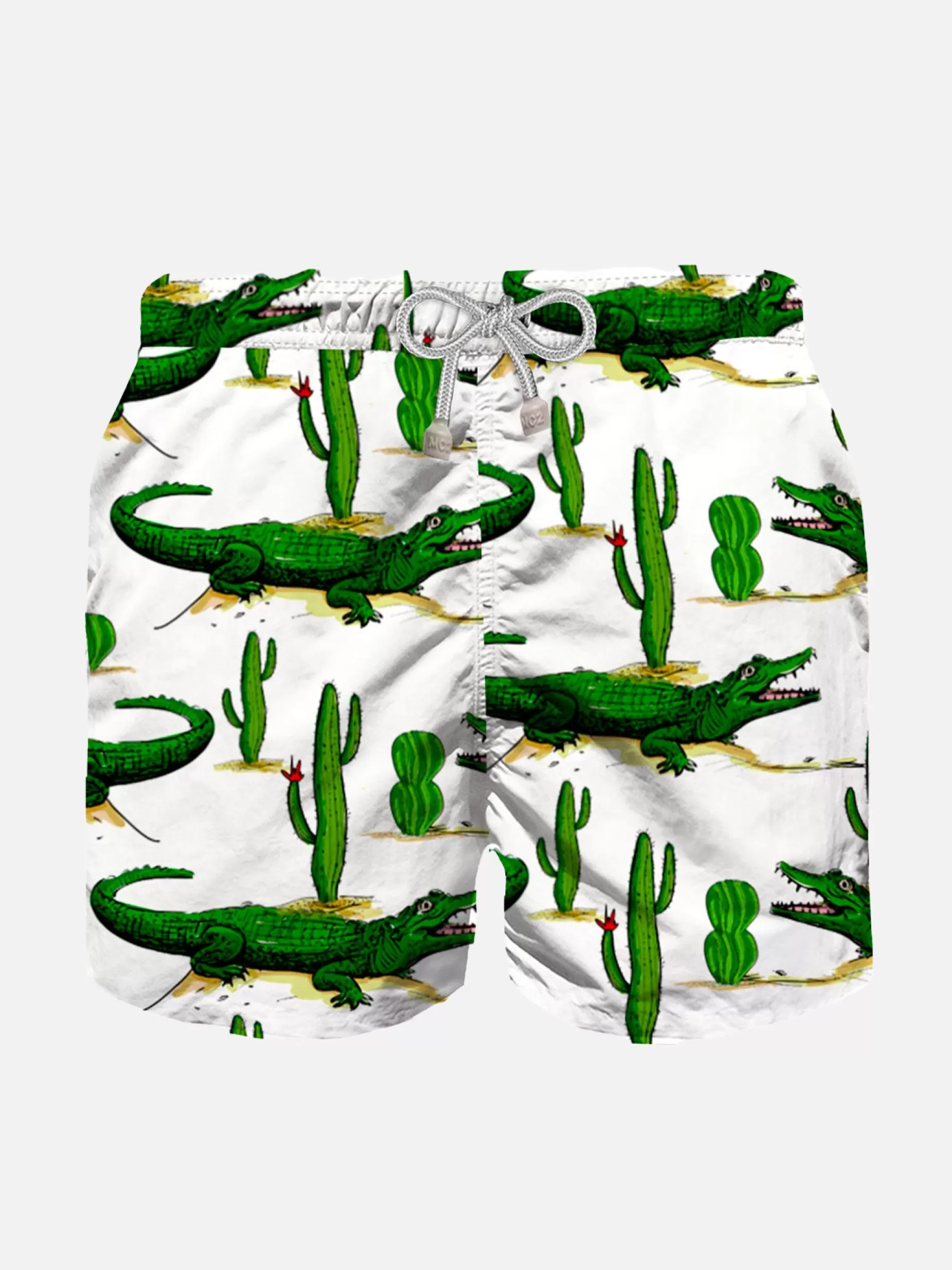 Cheap Costume da bagno da bambino con stampa coccodrillo e cactus Uomo Tessuto Mano Pesca | Tessuto Mano Pesca