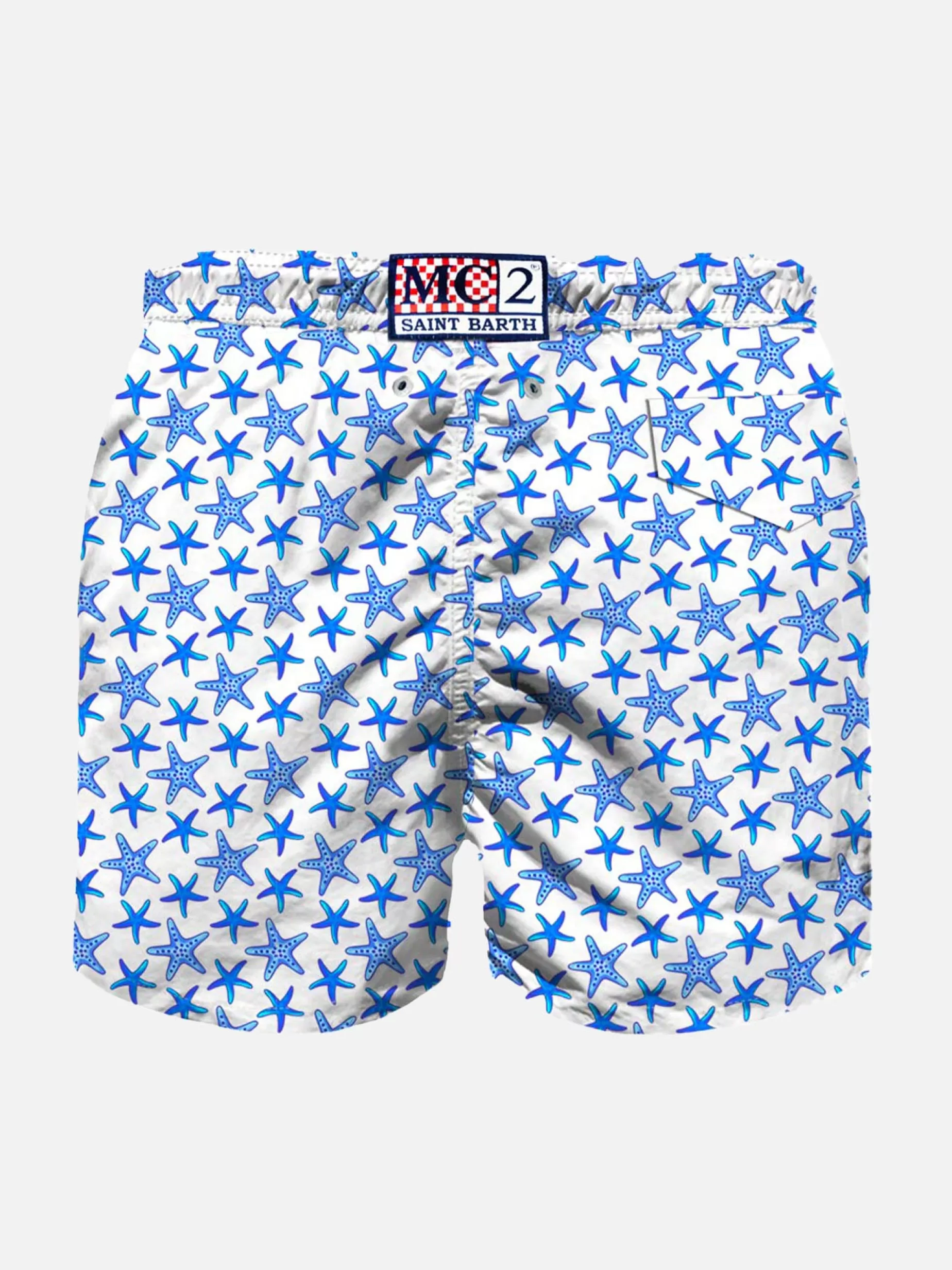 Outlet Costume da bagno da bambino leggero con stampa micro stelle marine Bambino Costumi Mare Stampati | Tessuto Leggero