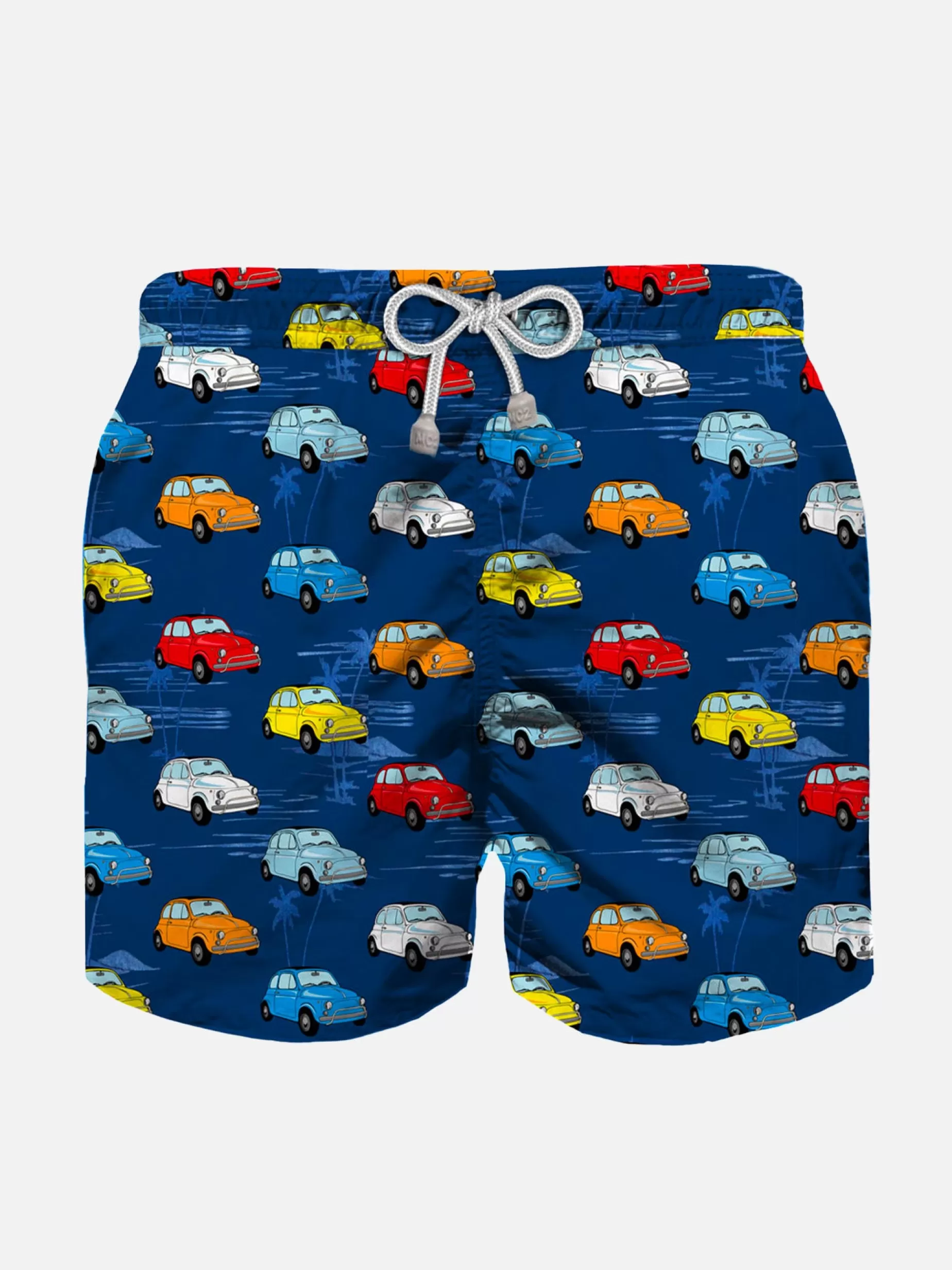 Shop Costume da bagno da bambino stampa auto multicolore Uomo Costumi Mare Stampati | Tessuto Mano Pesca