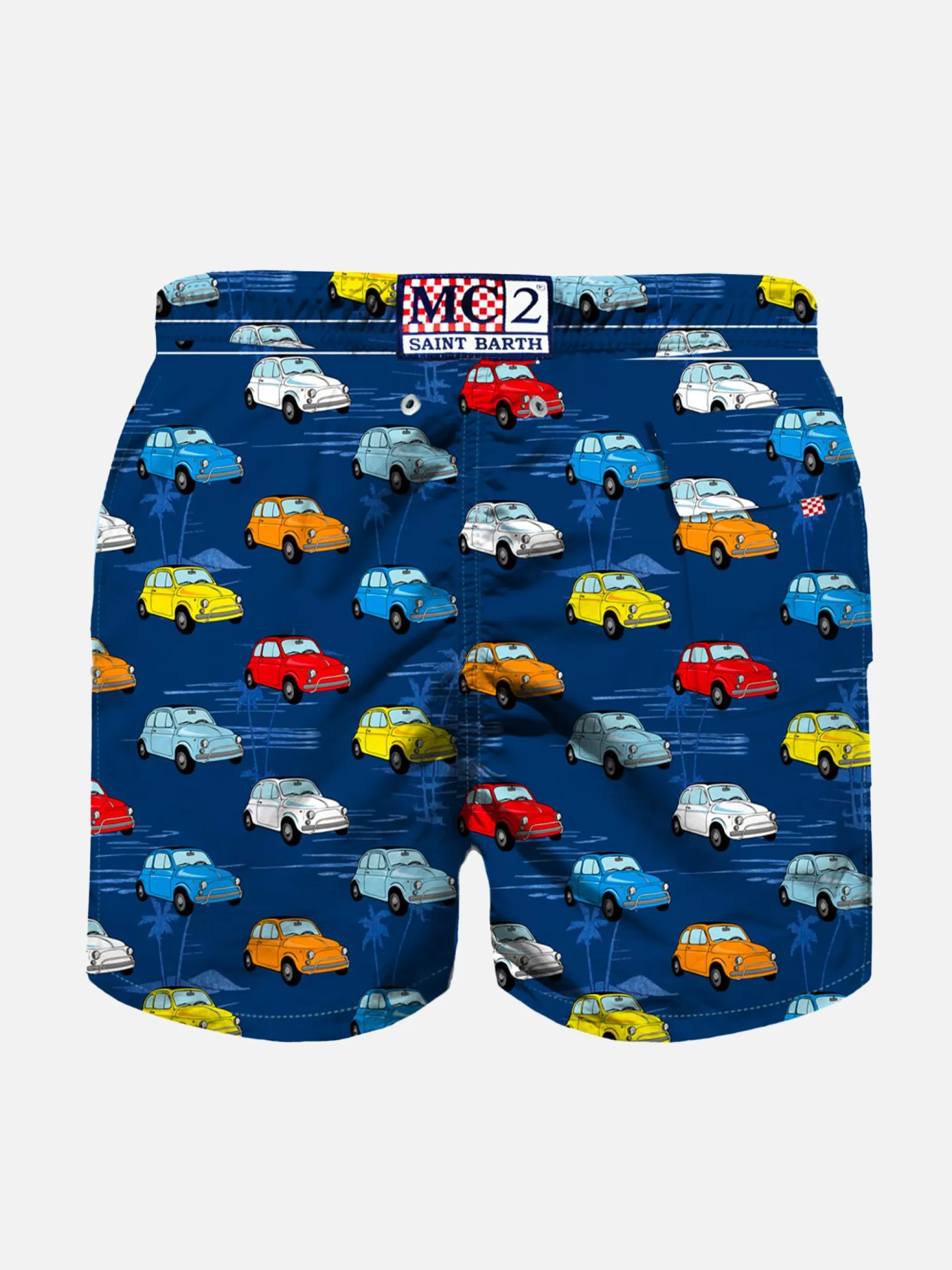 Shop Costume da bagno da bambino stampa auto multicolore Uomo Costumi Mare Stampati | Tessuto Mano Pesca