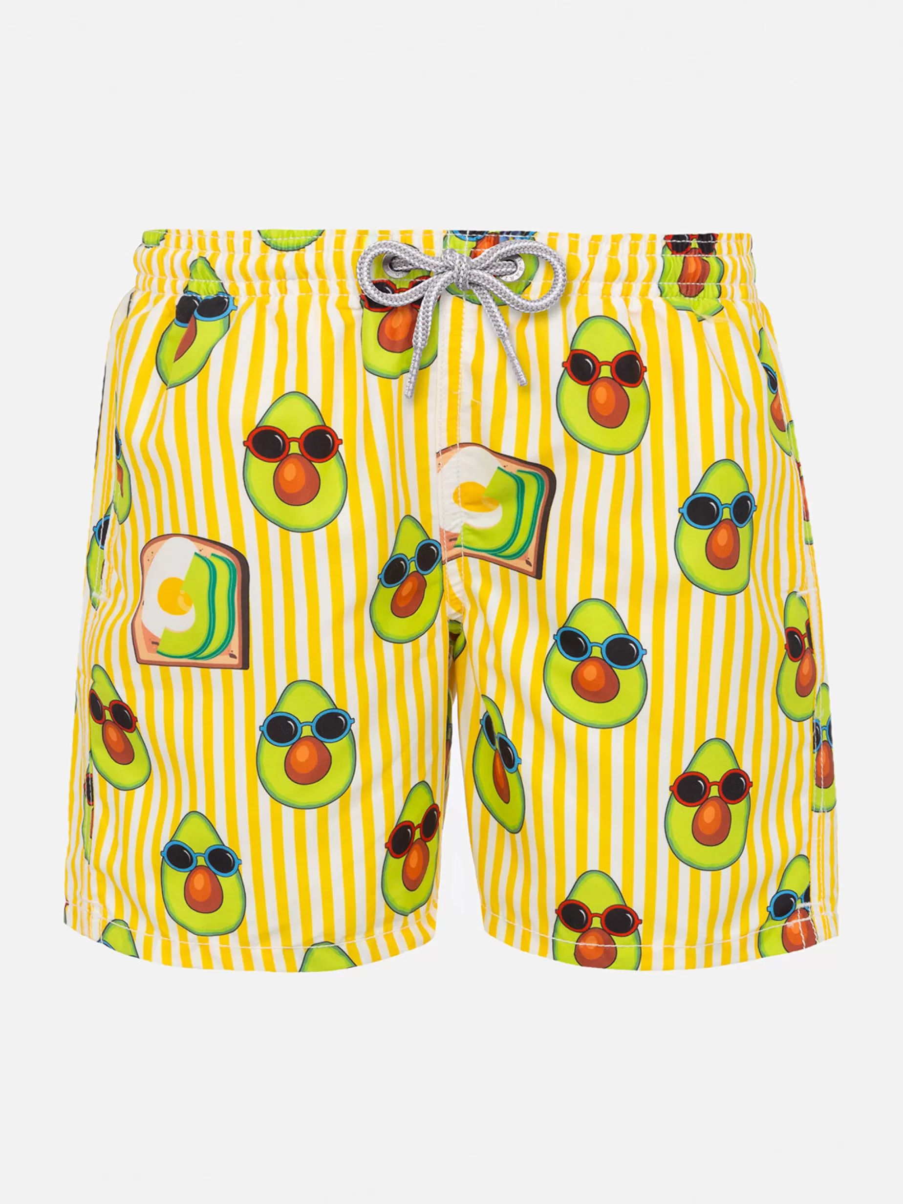 Hot Costume da bagno da bambino stampa avocado Uomo Costumi Mare Stampati | Tessuto Mano Pesca