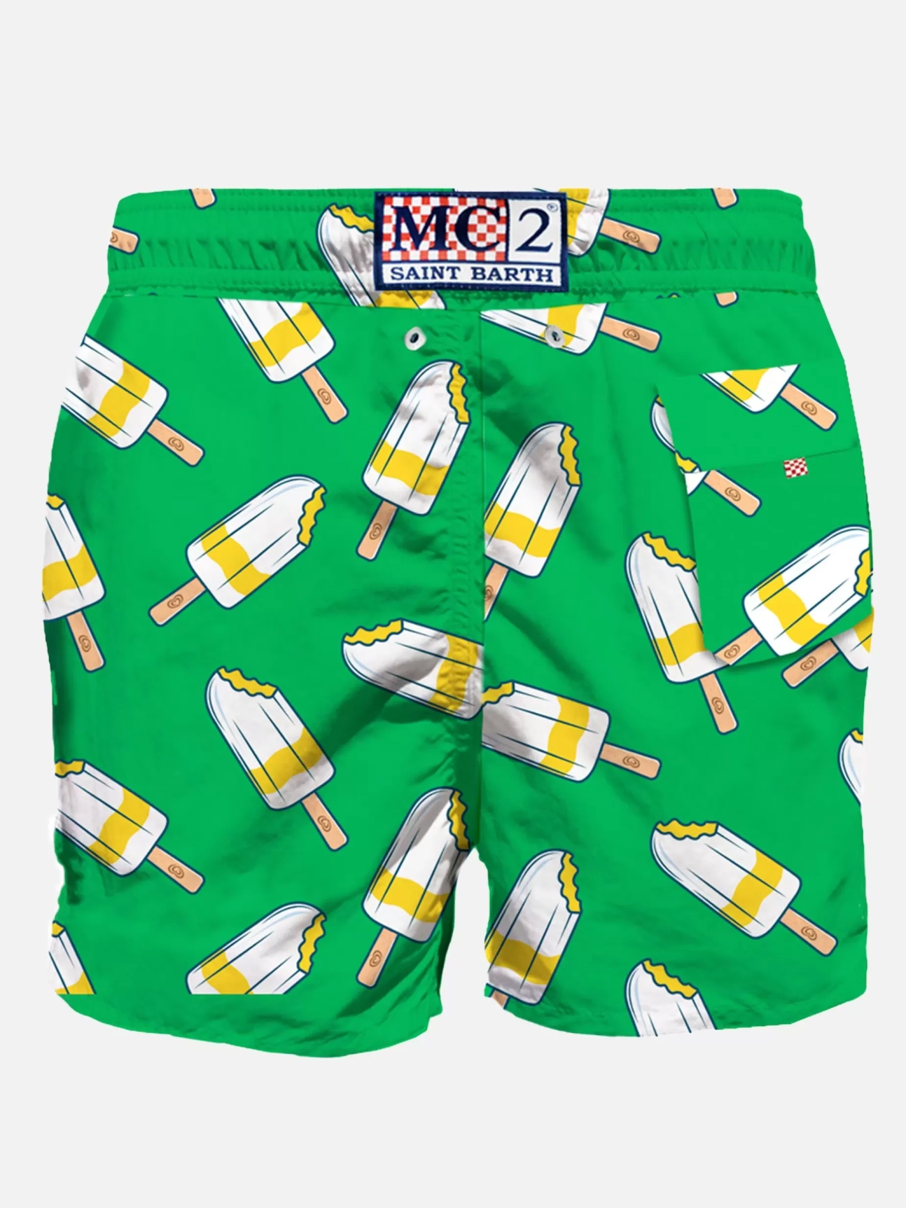 Store Costume da bagno da uomo classico con stampa Lemonissimo | Algida® Edizione Speciale Uomo Costumi Mare Stampati | Tessuto Mano Pesca