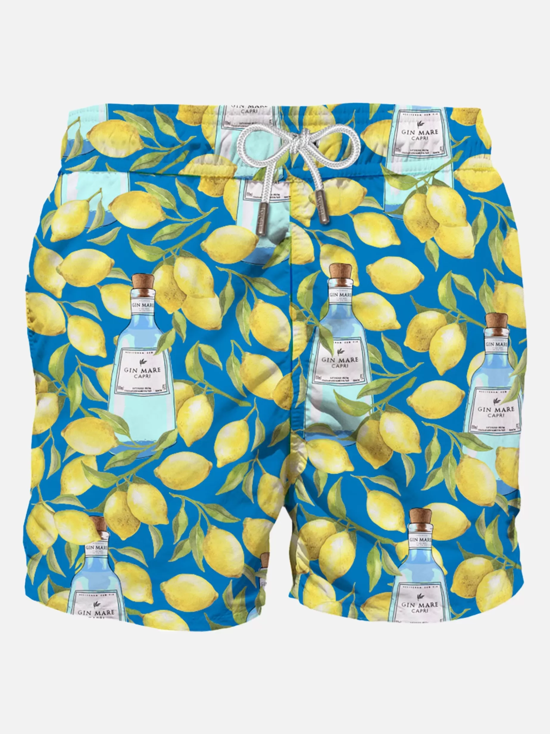 Fashion Costume da bagno da uomo classico con stampa Limoni | GIN MARE EDIZIONE SPECIALE Uomo Costumi Mare Stampati | Tessuto Mano Pesca