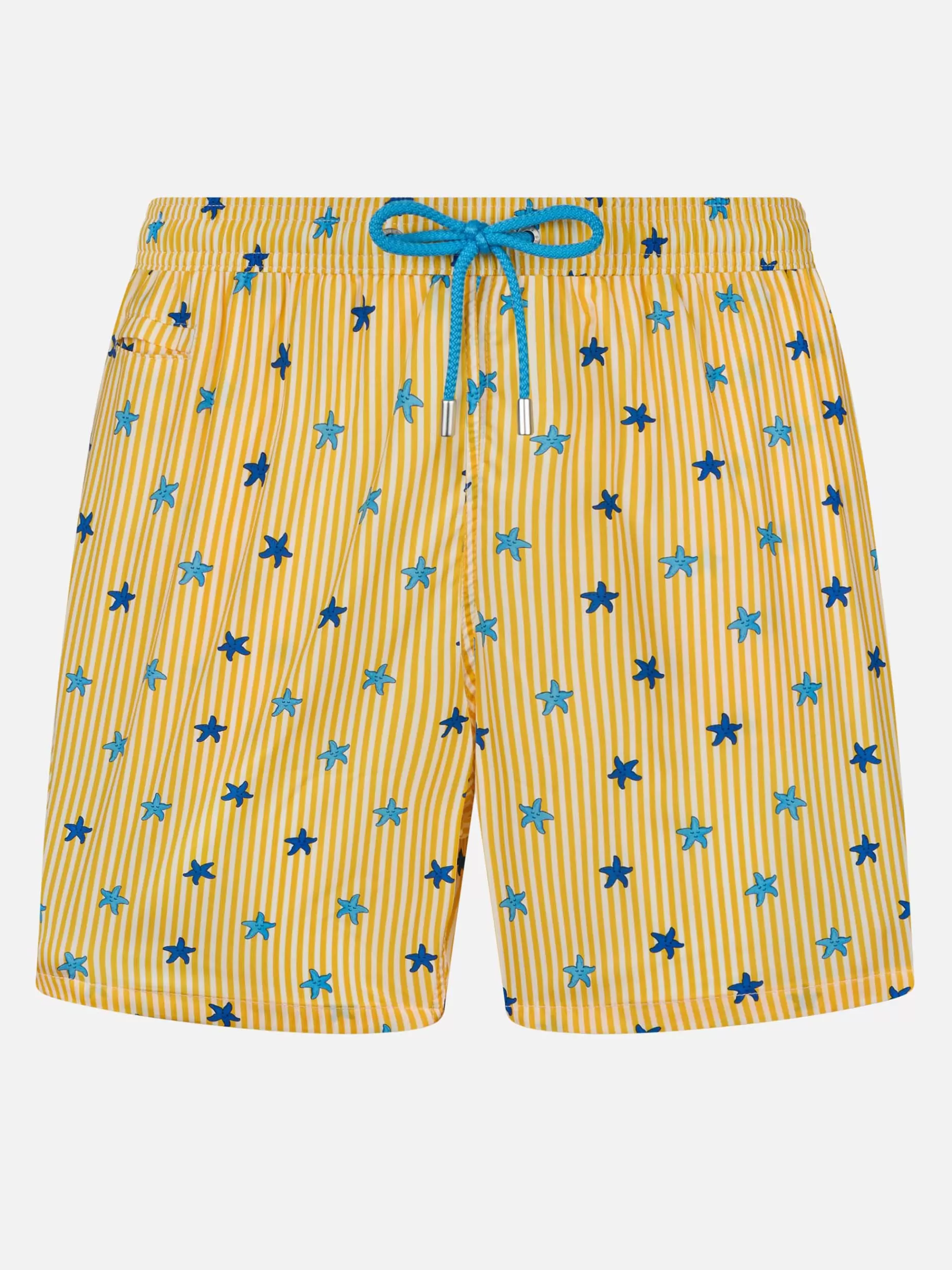Best Costume da bagno da uomo Comfort Light con stampa stelle marine Uomo Costumi Mare Microfantasia | Beachwear