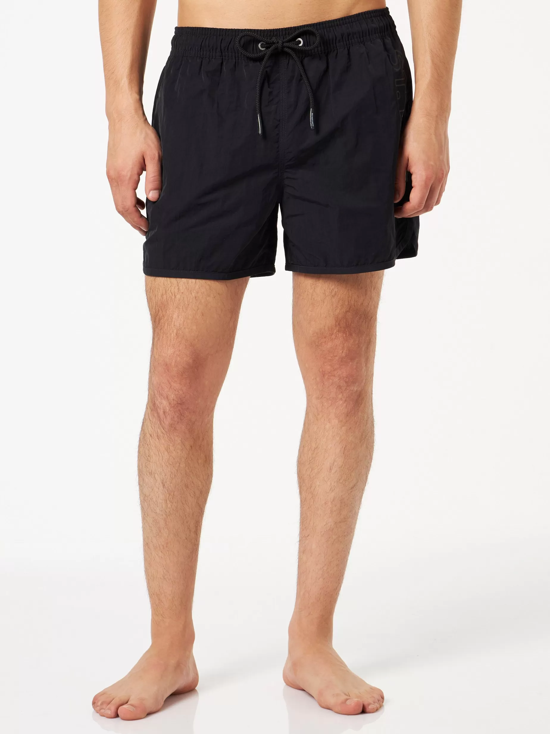 Clearance Costume da bagno da uomo con logo laterale e contrasto Uomo Costumi Mare Stampati