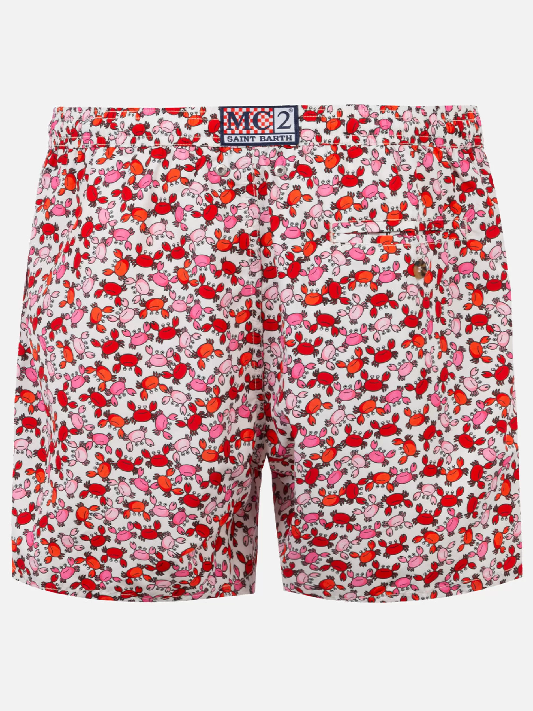 New Costume da bagno da uomo con stampa granchi Uomo Costumi Mare Microfantasia | Tessuto Leggero