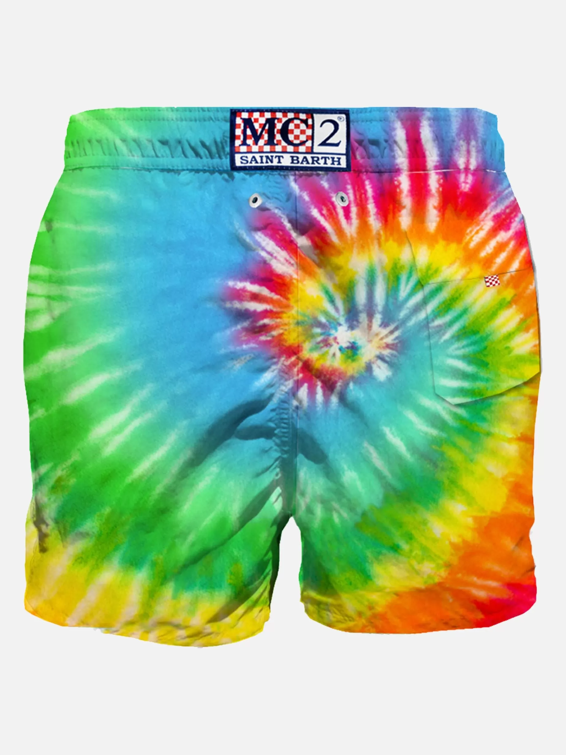 Best Costume da bagno da uomo fluo tie dye Uomo Costumi Mare Stampati | Tessuto Mano Pesca