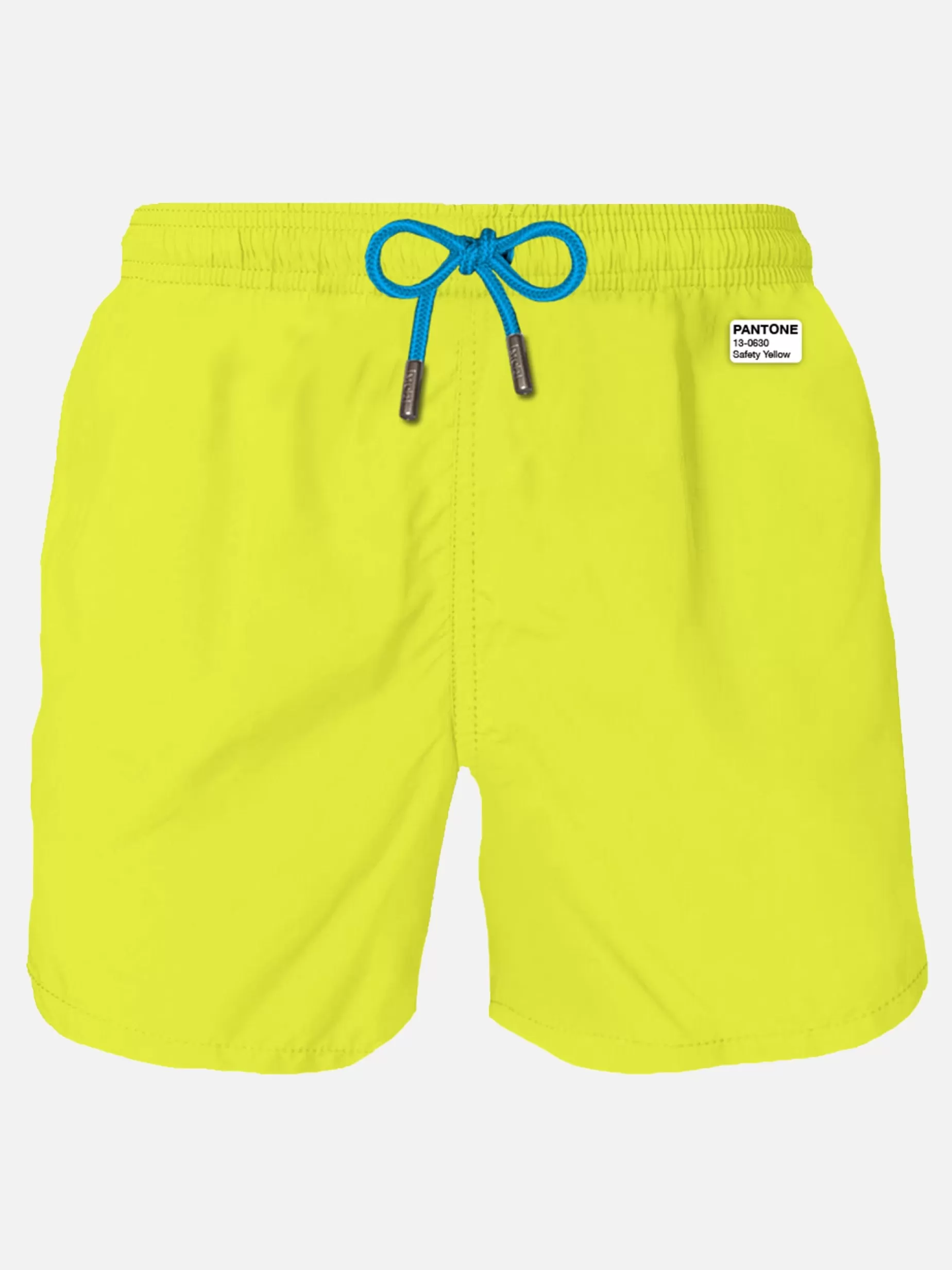 Online Costume da bagno da uomo giallo fluo | EDIZIONE SPECIALE PANTONE® Uomo Costumi Mare Tinta Unita | Tessuto Leggero