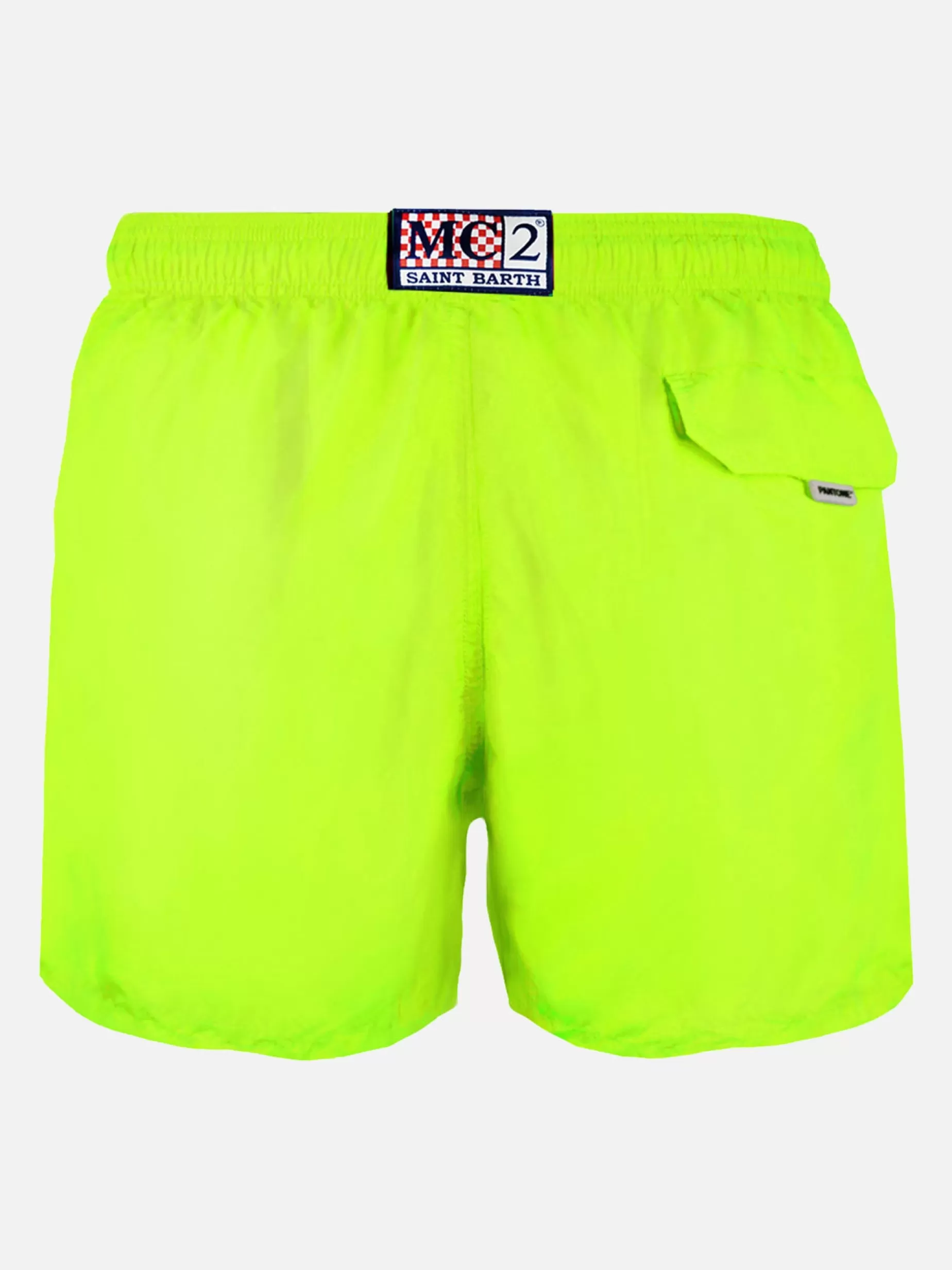 Cheap Costume da bagno da uomo giallo fluo | EDIZIONE SPECIALE PANTONE® Uomo Costumi Mare Tinta Unita | Tessuto Leggero