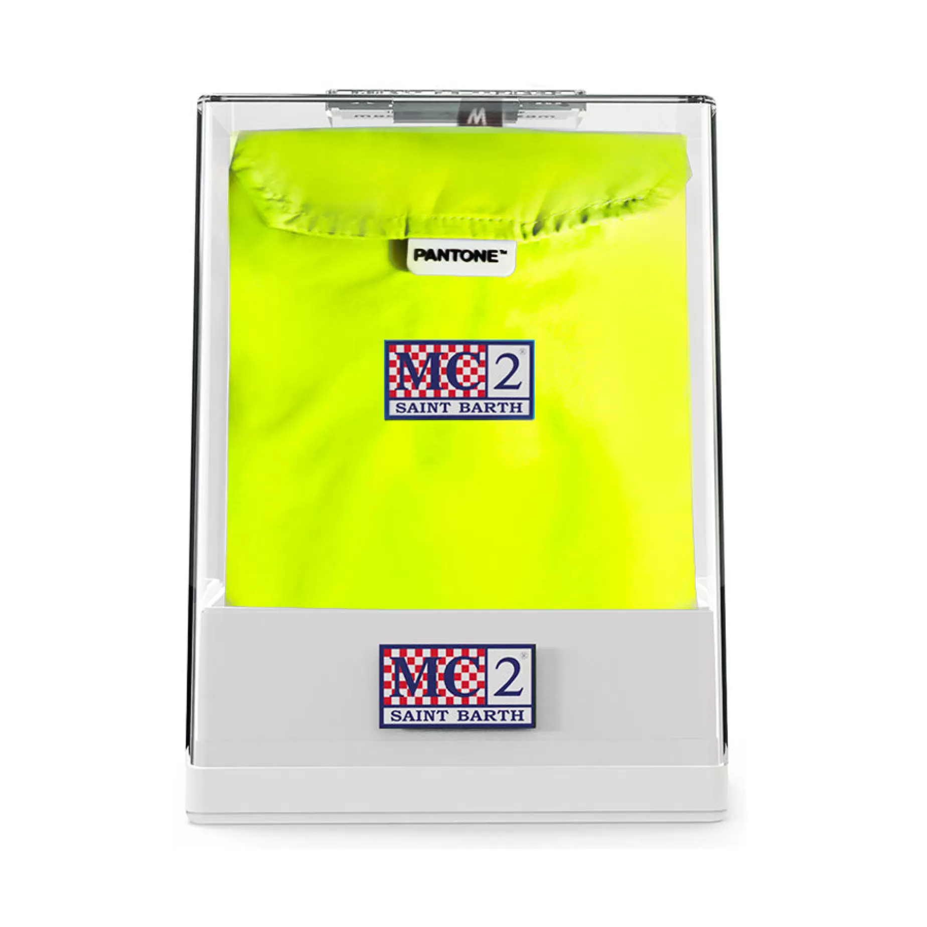 Cheap Costume da bagno da uomo giallo fluo | EDIZIONE SPECIALE PANTONE® Uomo Costumi Mare Tinta Unita | Tessuto Leggero
