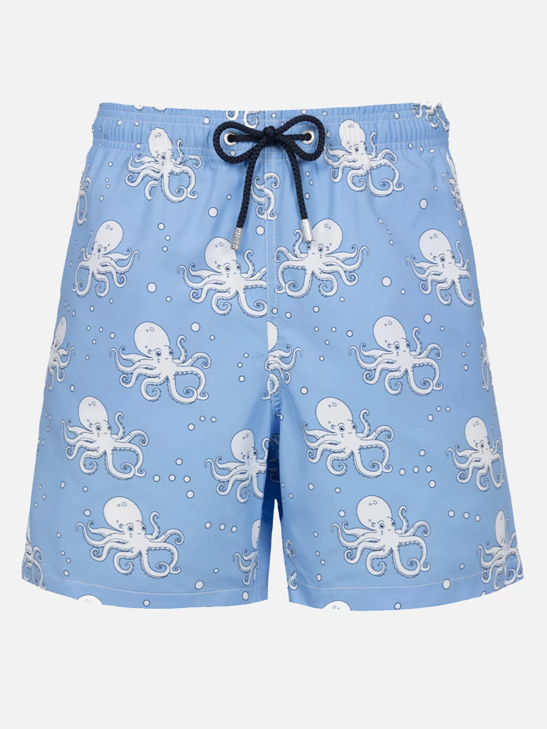 Best Sale Costume da bagno da uomo Gustavia di lunghezza media con stampa di polipi Uomo Costumi Mare Stampati | Tessuto Mano Pesca