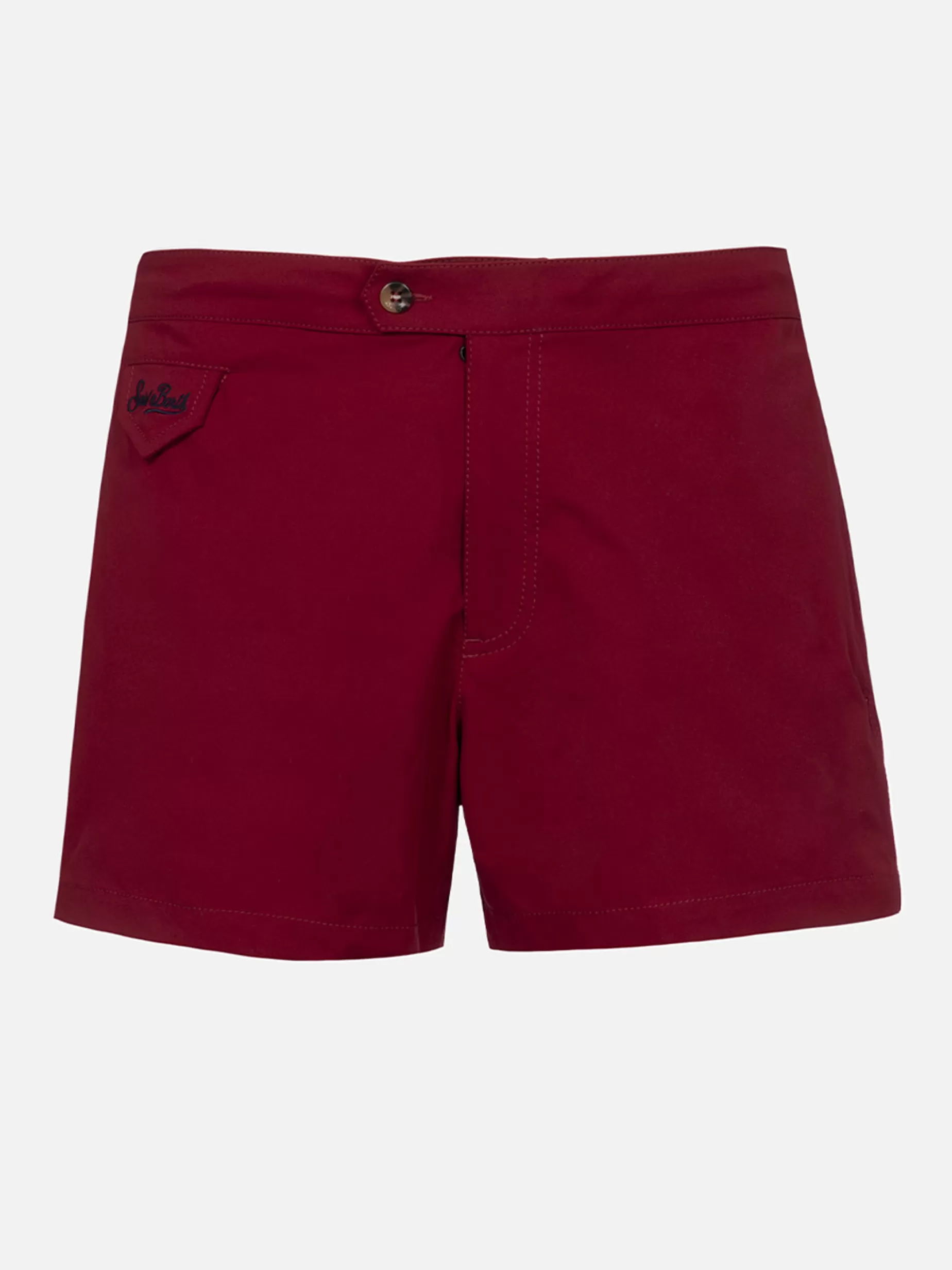 Best Costume da bagno da uomo Harrys dal taglio aderente bordeaux Uomo Costumi Mare Tinta Unita