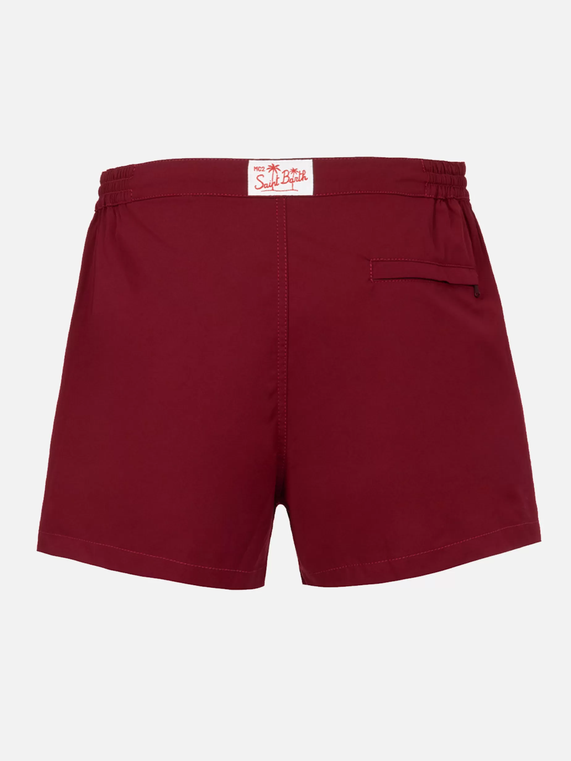 Best Costume da bagno da uomo Harrys dal taglio aderente bordeaux Uomo Costumi Mare Tinta Unita