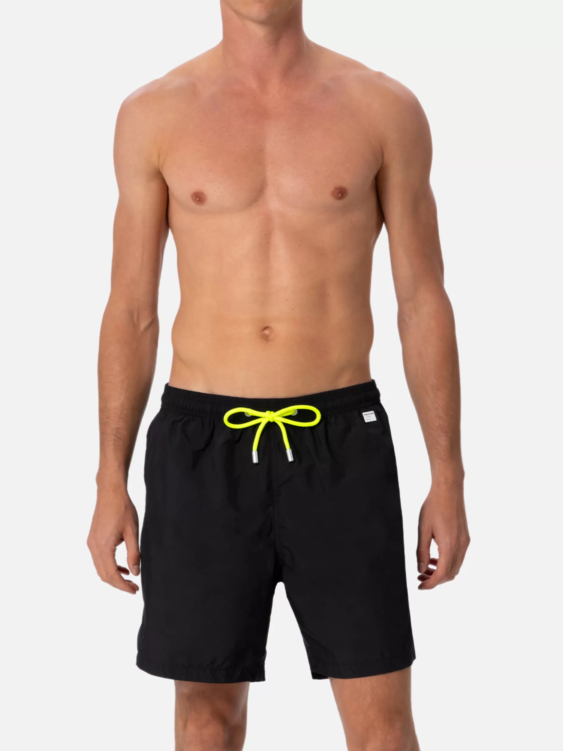 Cheap Costume da bagno da uomo in tessuto leggero nero Lighting Pantone | EDIZIONE SPECIALE PANTONE Uomo Costumi Mare Tinta Unita | Tessuto Leggero