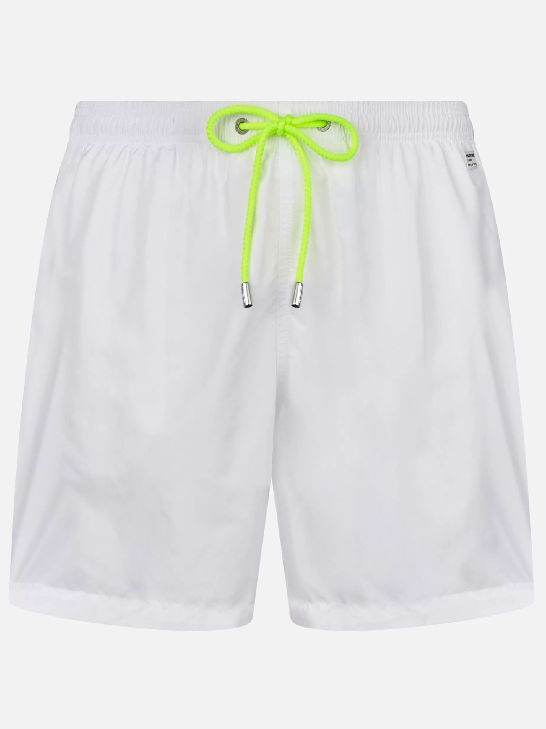 Clearance Costume da bagno da uomo in tessuto leggero bianco Lighting Pantone | EDIZIONE SPECIALE PANTONE Uomo Costumi Mare Tinta Unita | Tessuto Leggero