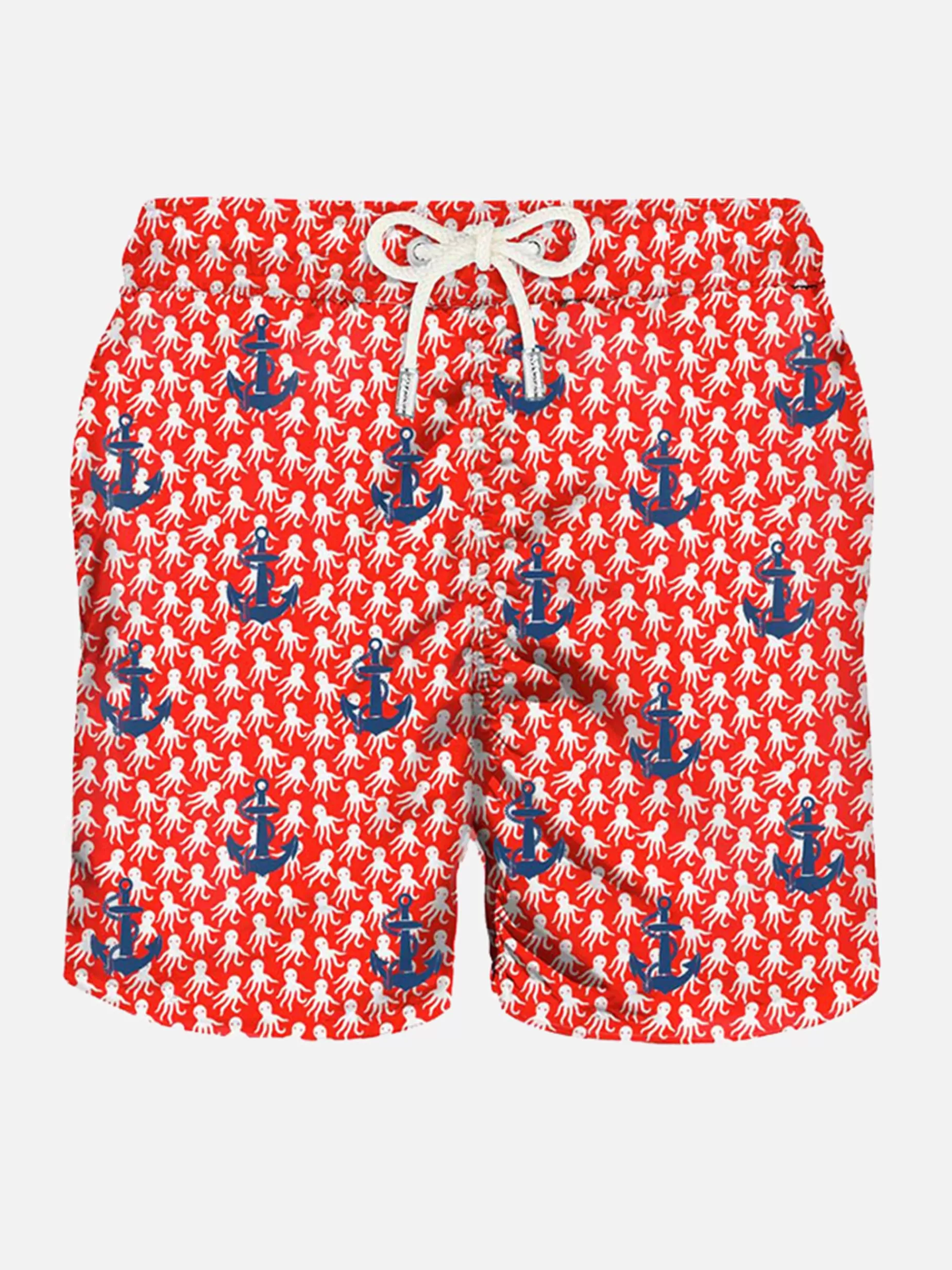 Clearance Costume da bagno da uomo in tessuto leggero con ricamo ancore Uomo Costumi Ricamati | Tessuto Leggero