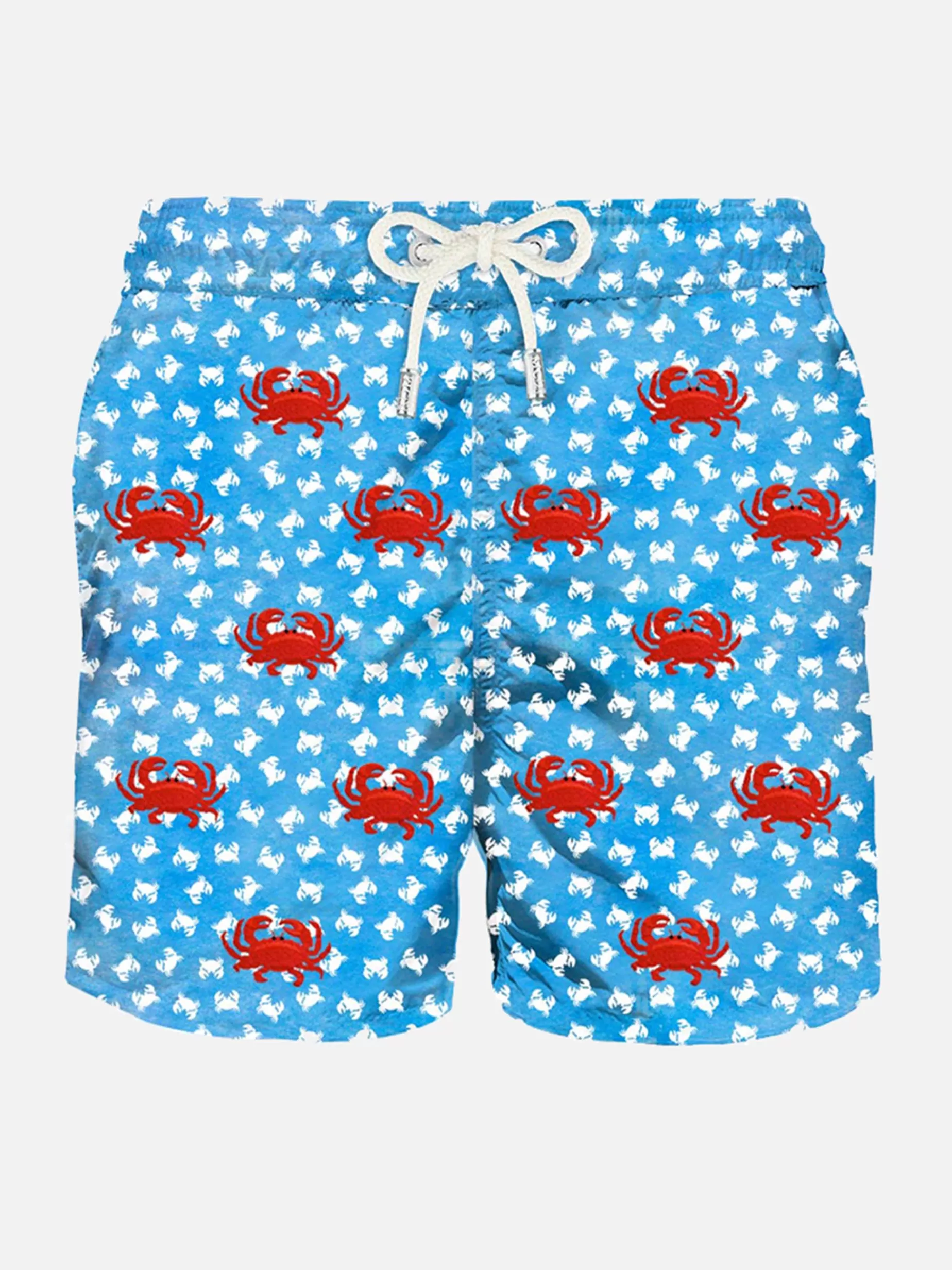 Cheap Costume da bagno da uomo in tessuto leggero con ricamo granchi Uomo Costumi Ricamati | Tessuto Leggero