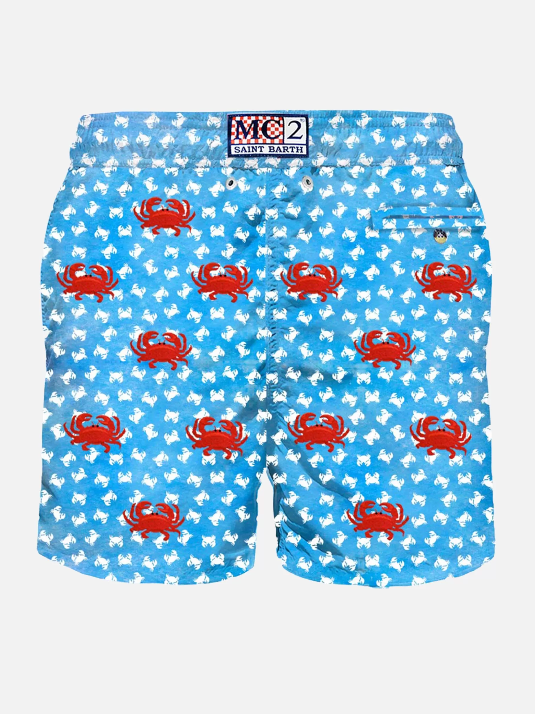 Cheap Costume da bagno da uomo in tessuto leggero con ricamo granchi Uomo Costumi Ricamati | Tessuto Leggero