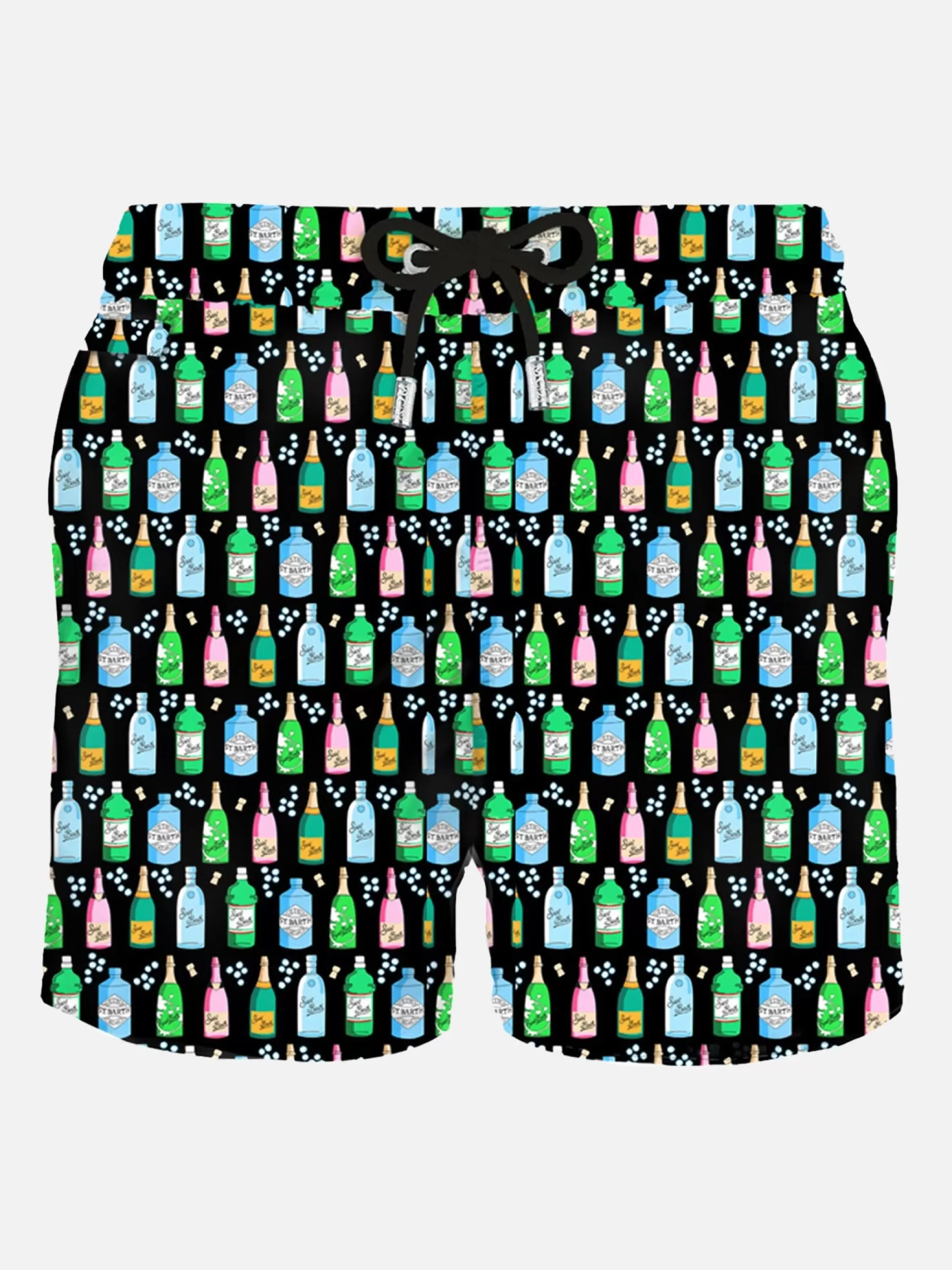 Sale Costume da bagno da uomo in tessuto leggero con stampa bollicine Uomo Costumi Mare Microfantasia | Tessuto Leggero
