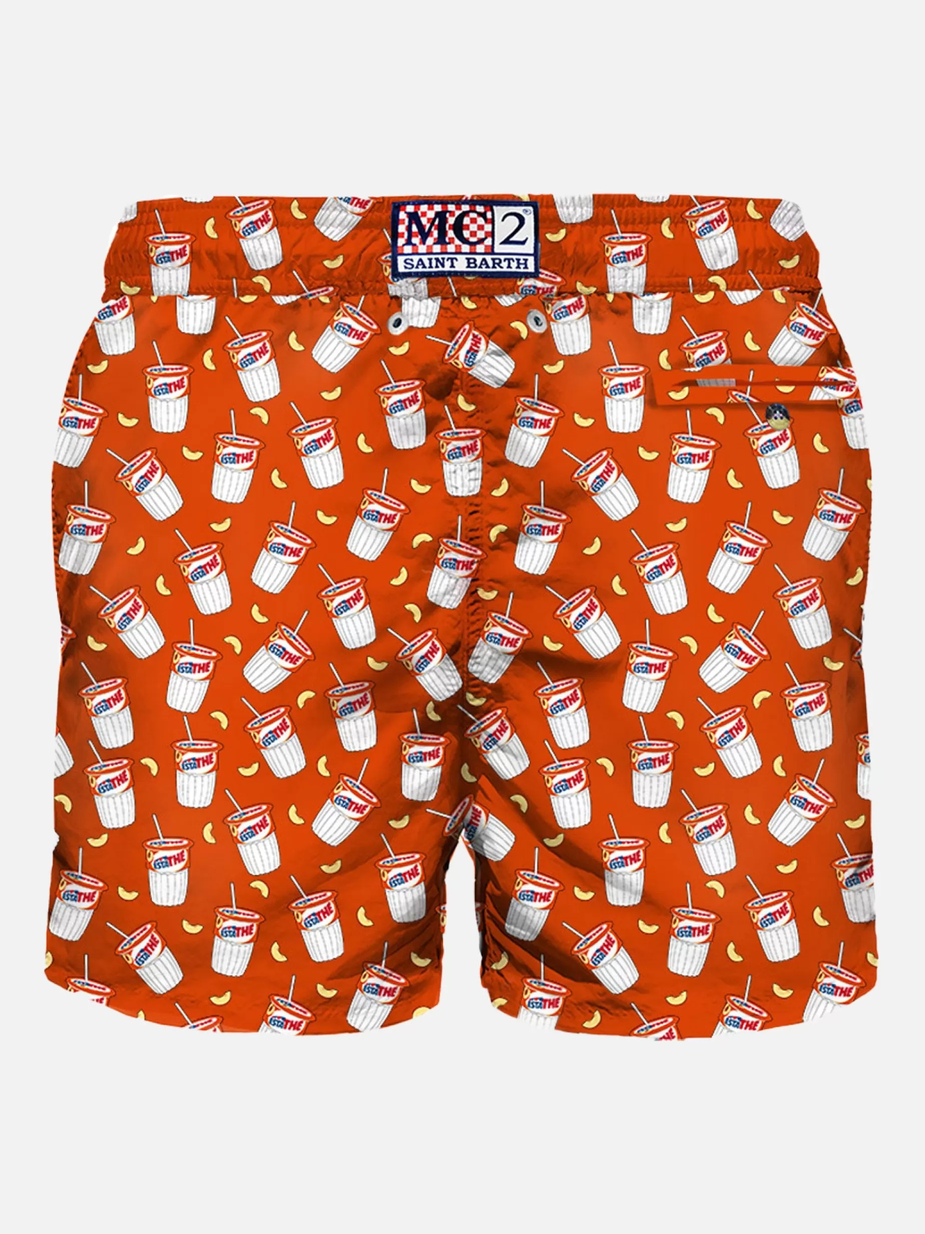 Best Costume da bagno da uomo in tessuto leggero con stampa Estathé | Edizione speciale Estathé® Uomo Costumi Mare Microfantasia | Tessuto Leggero
