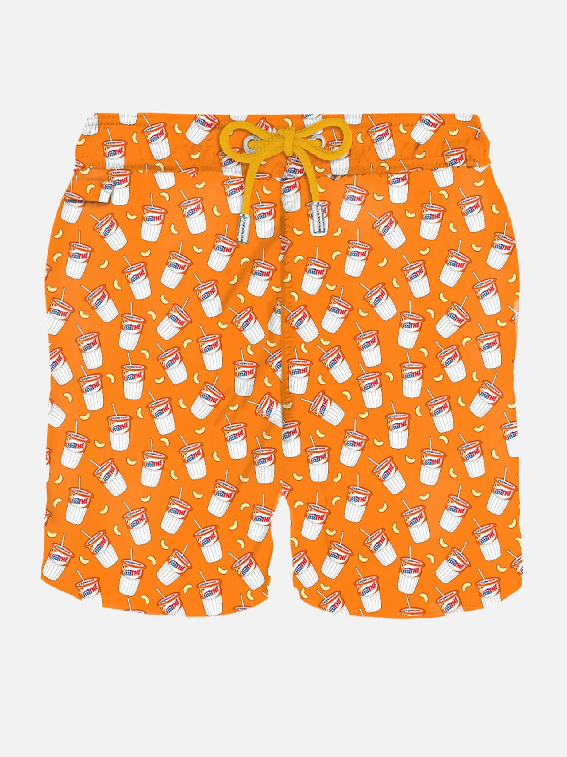 Outlet Costume da bagno da uomo in tessuto leggero con stampa Estathé | ESTATHé® EDIZIONE SPECIALE Uomo Costumi Mare Microfantasia | Tessuto Leggero