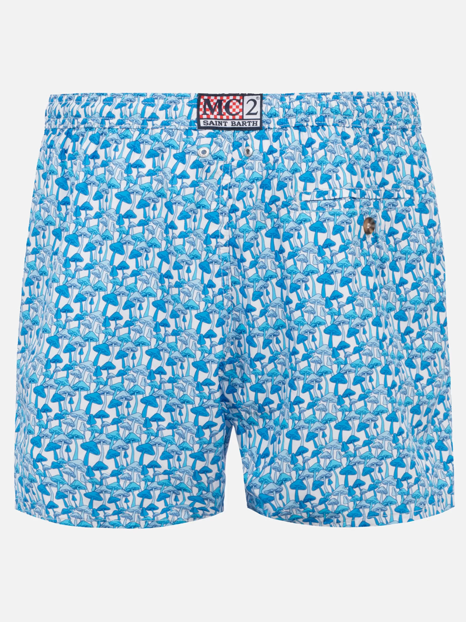 Cheap Costume da bagno da uomo in tessuto leggero con stampa funghi Uomo Costumi Mare Microfantasia | Tessuto Leggero