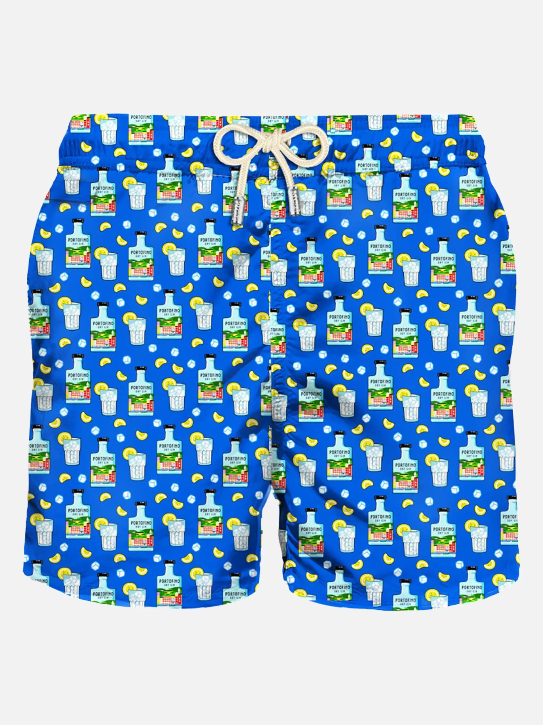 Online Costume da bagno da uomo in tessuto leggero con stampa Gin | PORTOFINO DRY GIN EDIZIONE SPECIALE Uomo Costumi Mare Microfantasia | Tessuto Leggero