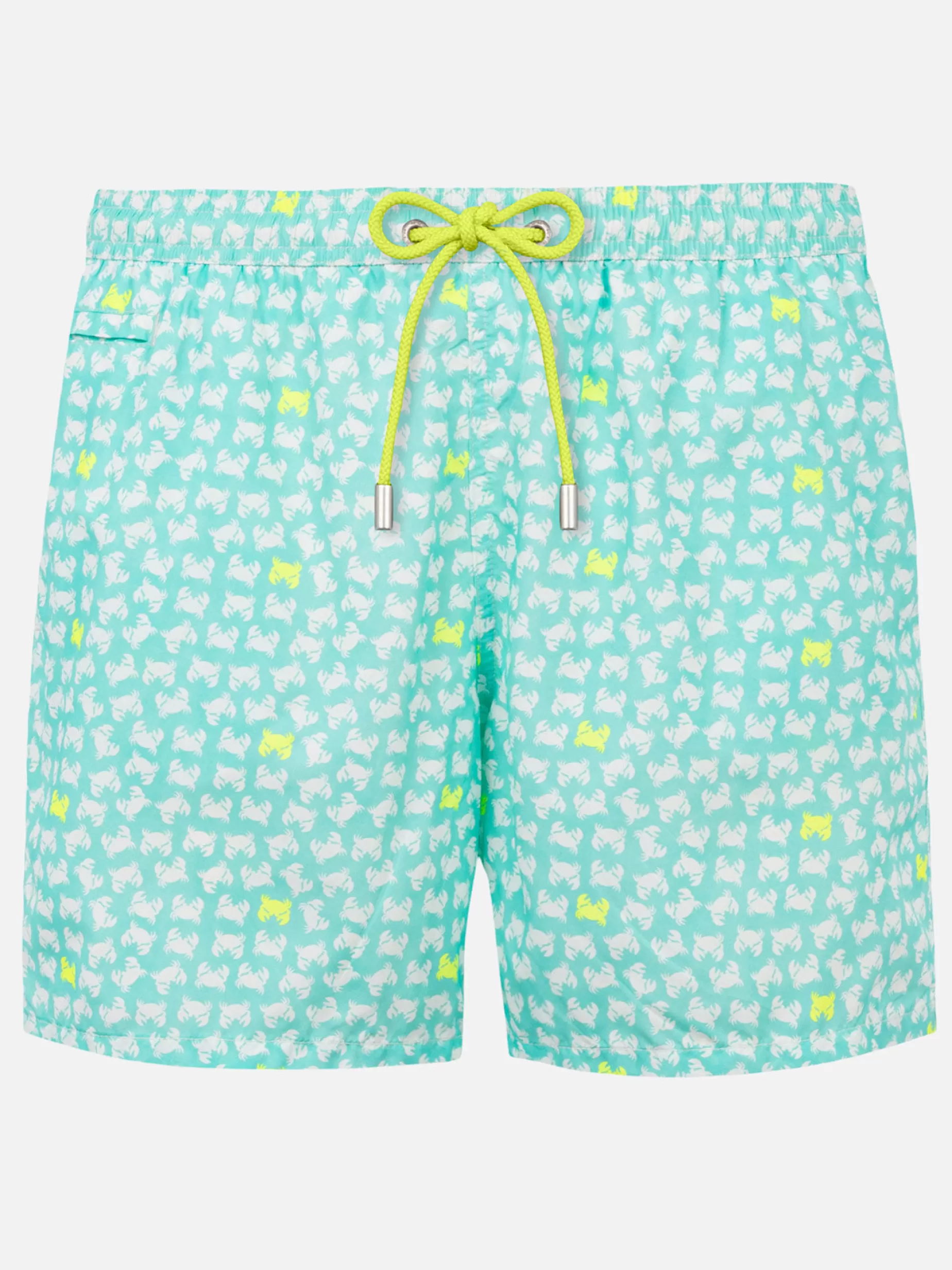 Sale Costume da bagno da uomo in tessuto leggero con stampa granchi Uomo Costumi Mare Microfantasia | Tessuto Leggero