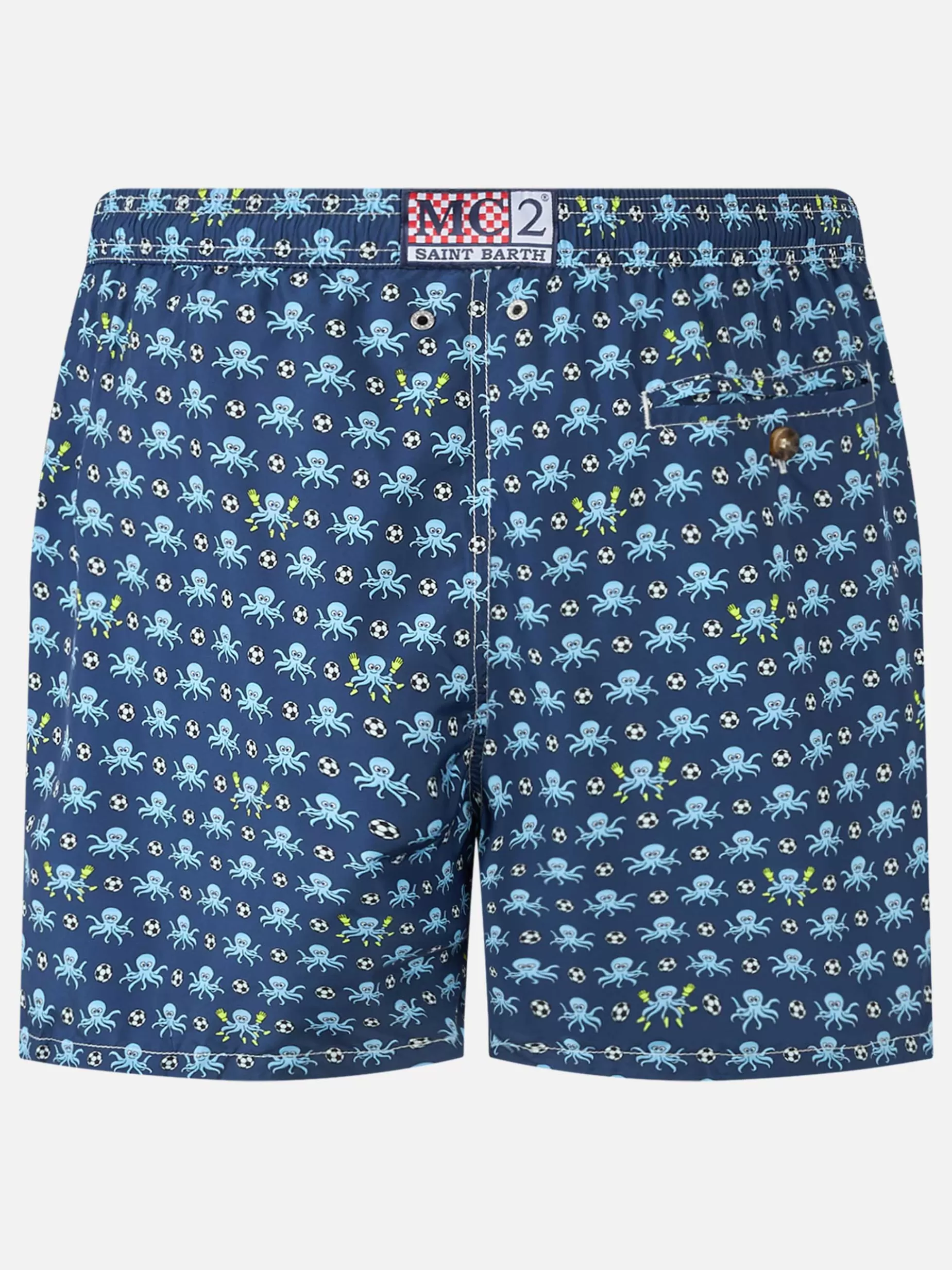 Best Costume da bagno da uomo in tessuto leggero con stampa logo Squid e Napoli | SSC NAPOLI SPECIAL EDITION Uomo Tessuto Leggero