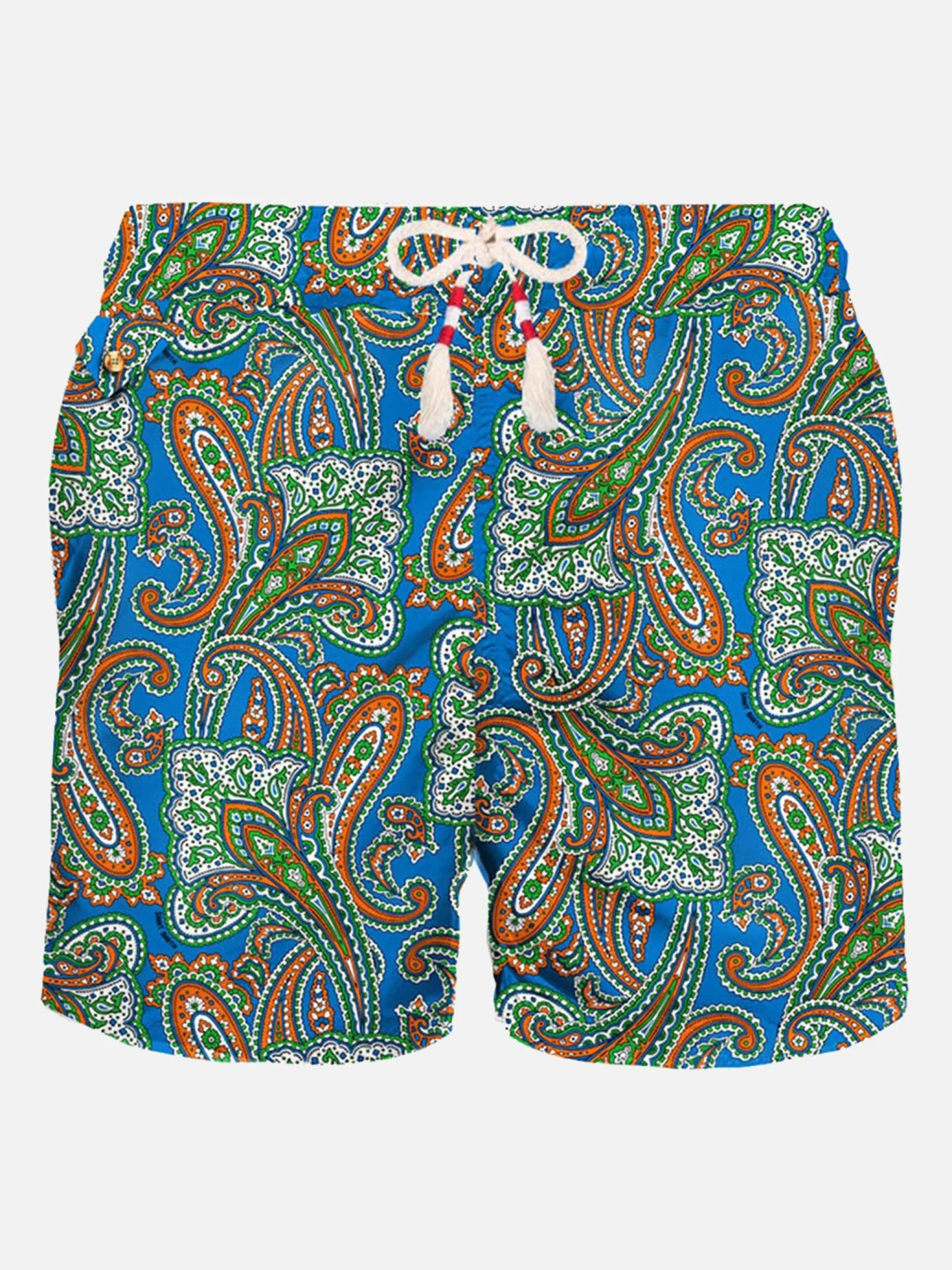 Shop Costume da bagno da uomo in tessuto leggero con stampa paisley Uomo Costumi Mare Stampati | Tessuto Leggero