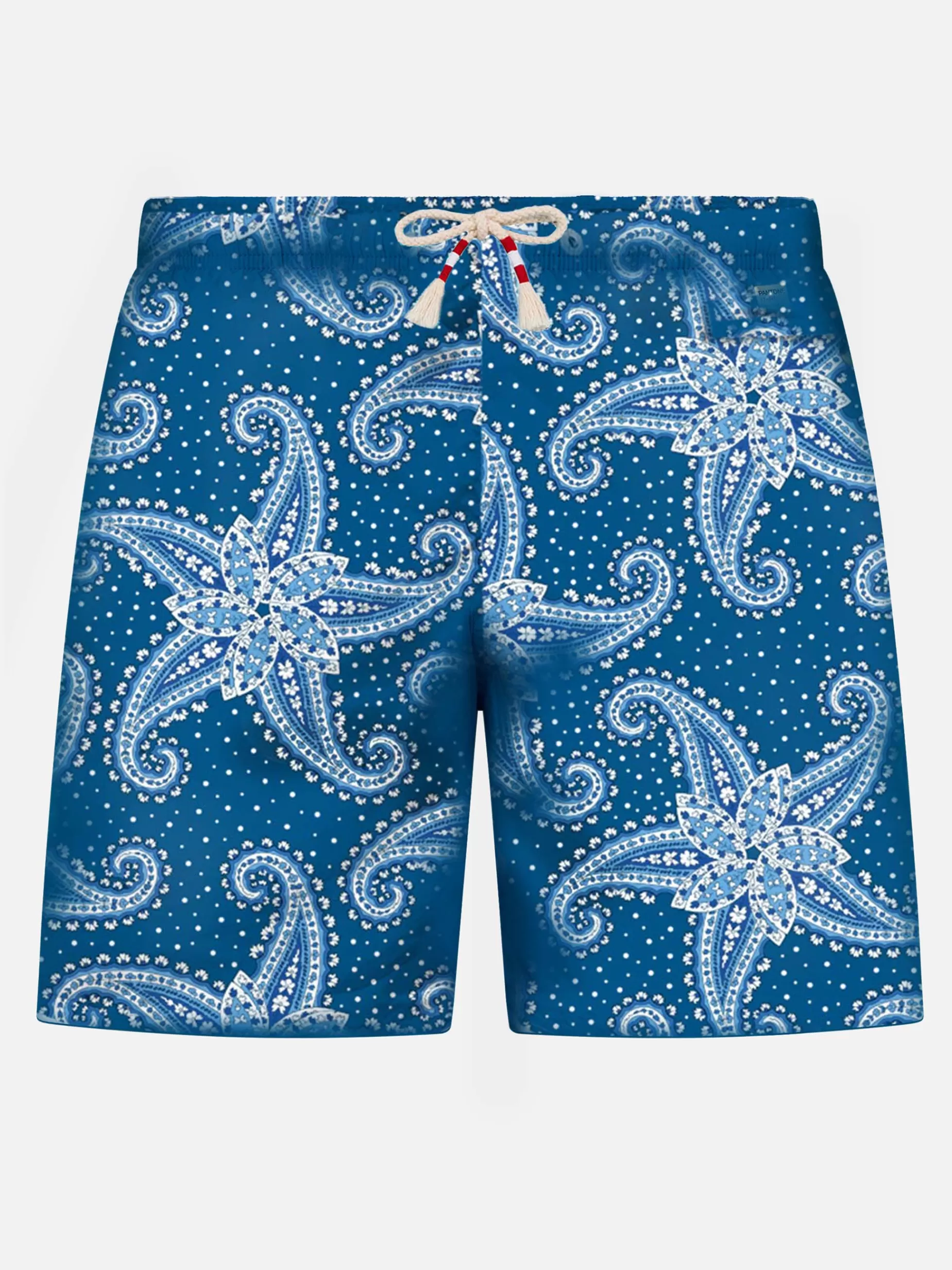 Cheap Costume da bagno da uomo in tessuto leggero con stampa paisley blu Uomo Costumi Mare Stampati | Tessuto Leggero