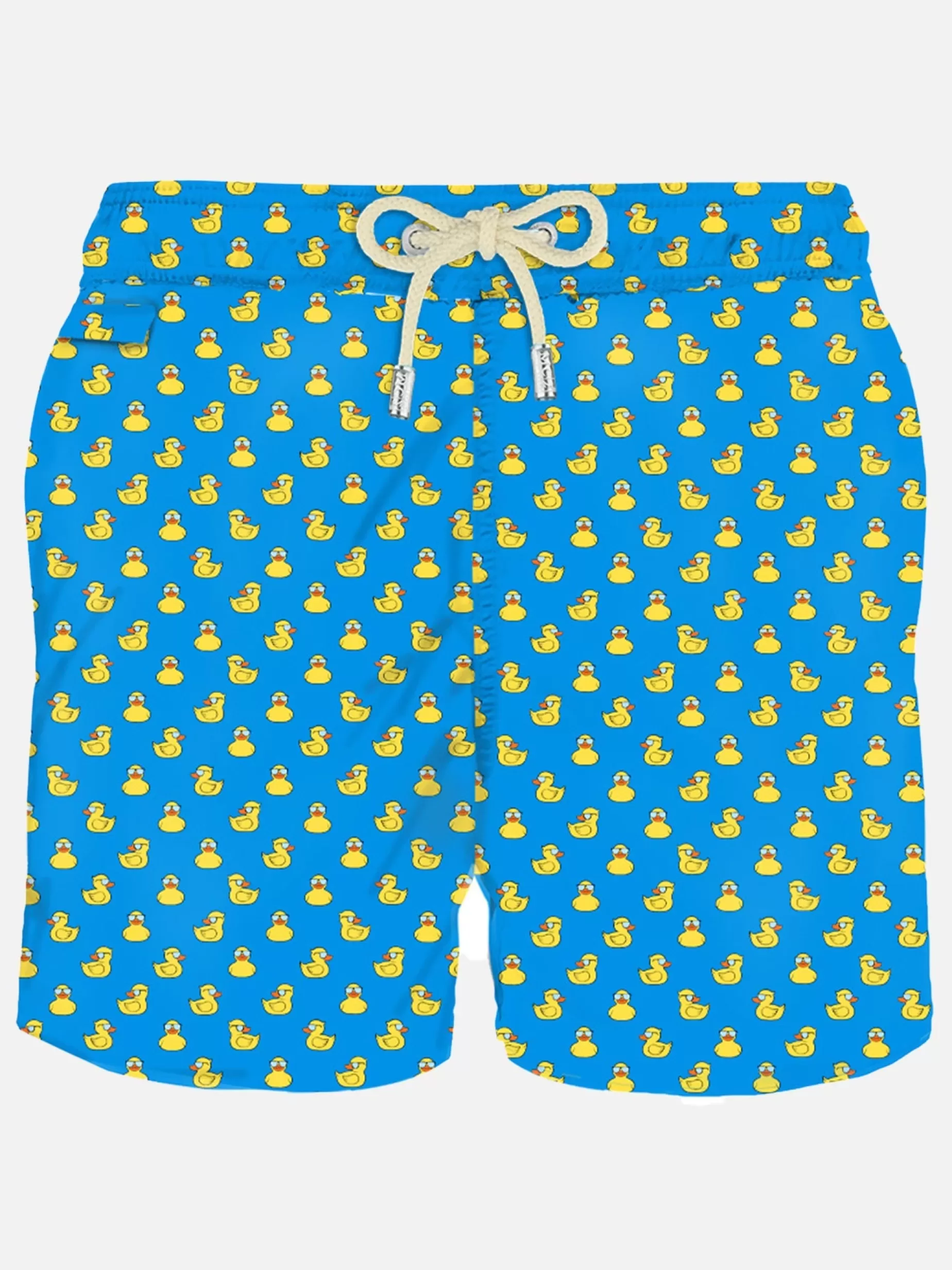 Shop Costume da bagno da uomo in tessuto leggero con stampa papere Uomo Costumi Mare Microfantasia | Tessuto Leggero