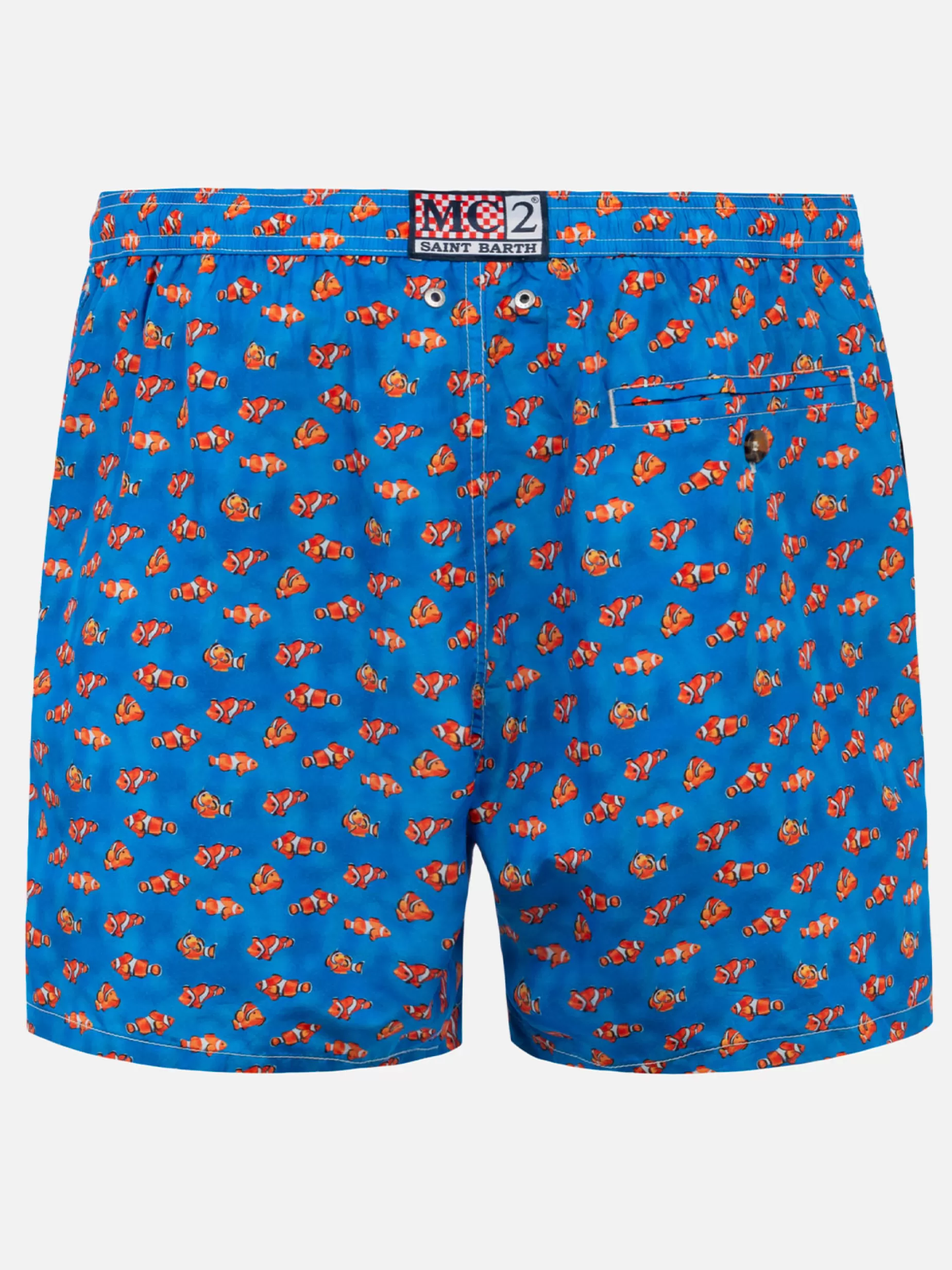 Outlet Costume da bagno da uomo in tessuto leggero con stampa pesci pagliaccio Uomo Costumi Mare Microfantasia | Tessuto Leggero