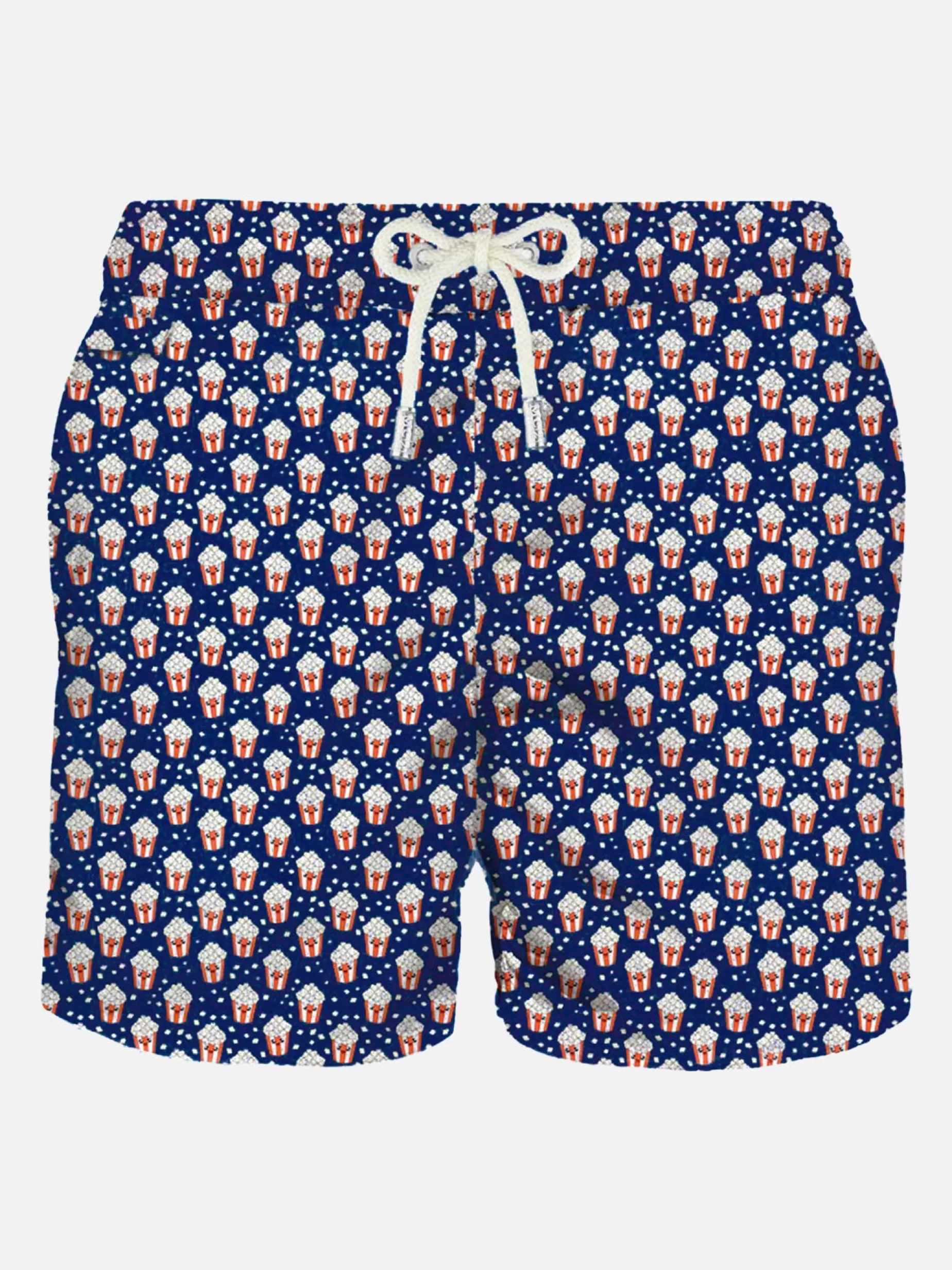 Discount Costume da bagno da uomo in tessuto leggero con stampa pop corn Uomo Costumi Mare Microfantasia | Tessuto Leggero
