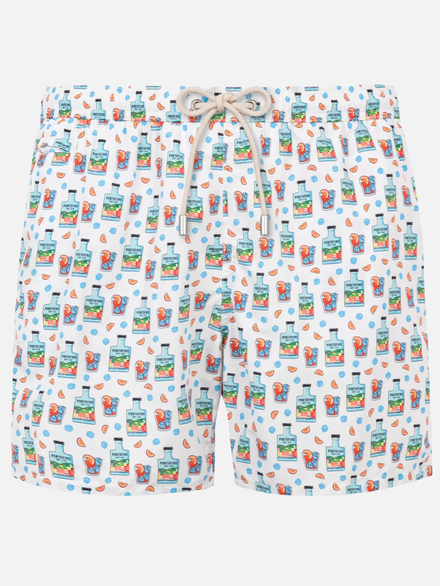 Best Costume da bagno da uomo in tessuto leggero con stampa Portofino gin | PORTOFINO DRY GIN EDIZIONE SPECIALE Uomo Costumi Mare Microfantasia | Tessuto Leggero