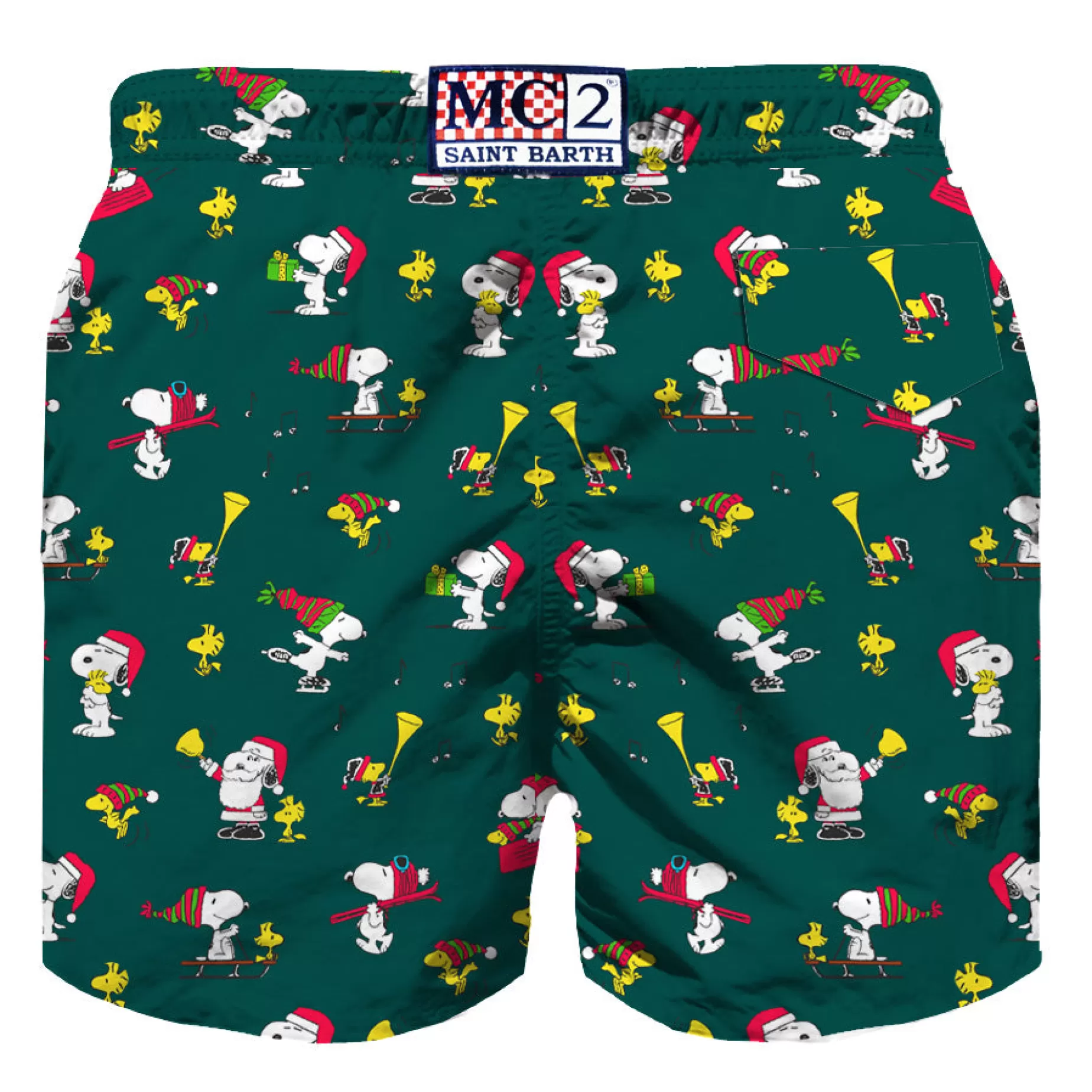 Sale Costume da bagno da uomo in tessuto leggero con stampa Snoopy Padel | SNOOPY - EDIZIONE SPECIALE PEANUTS™ Uomo Costumi Mare Microfantasia | Tessuto Leggero