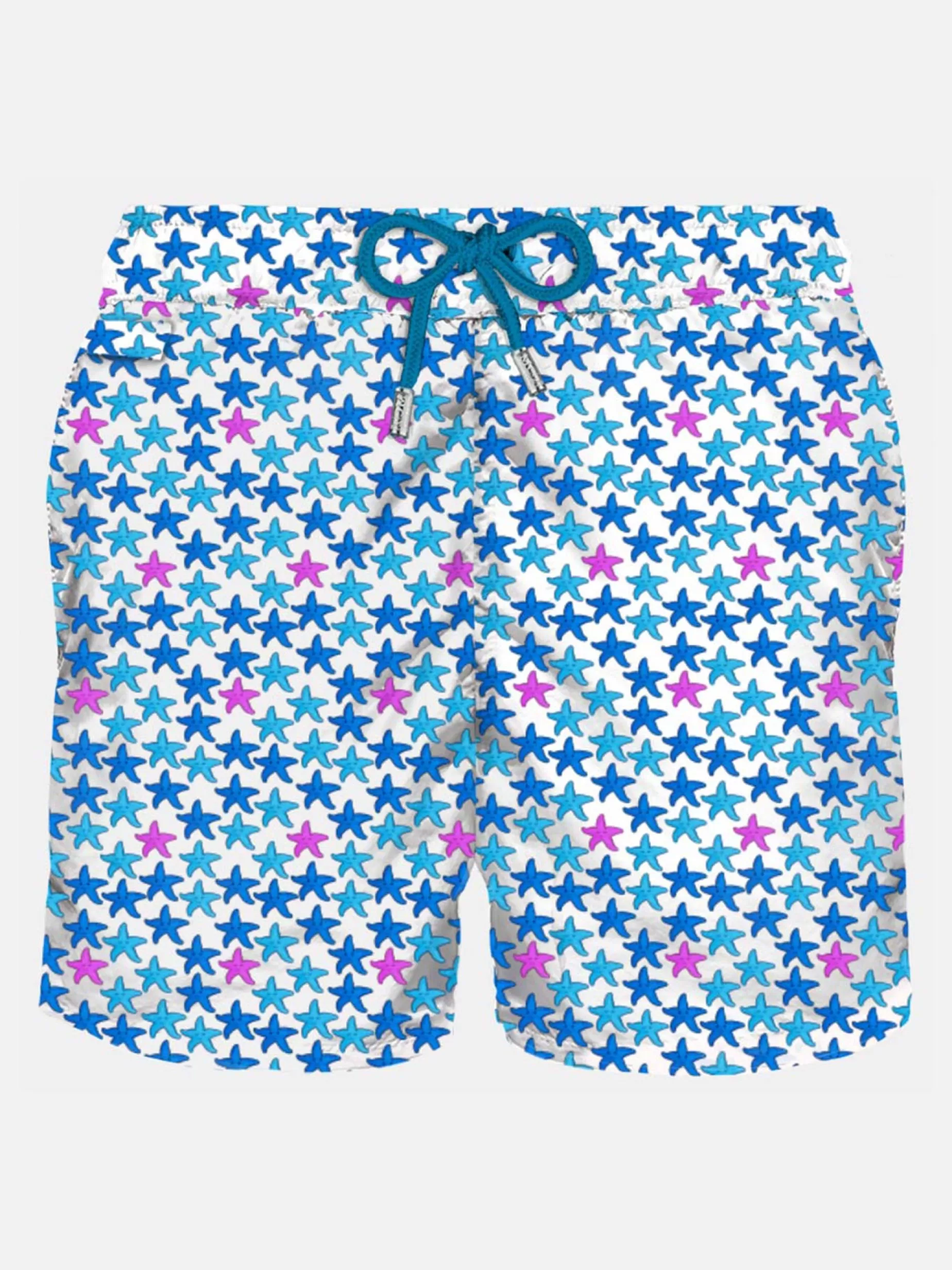 Store Costume da bagno da uomo in tessuto leggero con stampa stelle marine Uomo Costumi Mare Microfantasia | Tessuto Leggero