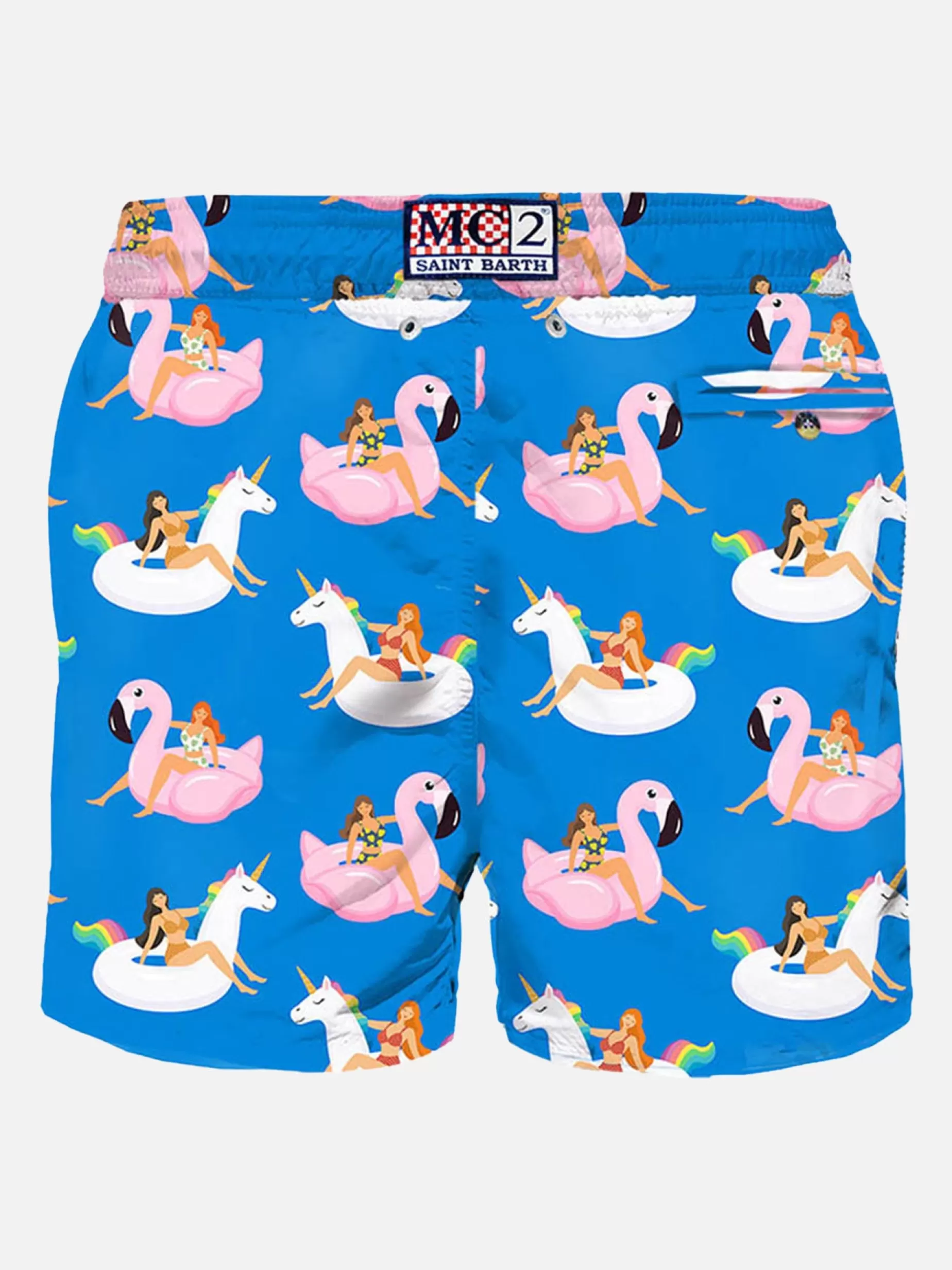 Flash Sale Costume da bagno da uomo in tessuto leggero con stampa summer girls Uomo Costumi Mare Stampati | Tessuto Leggero