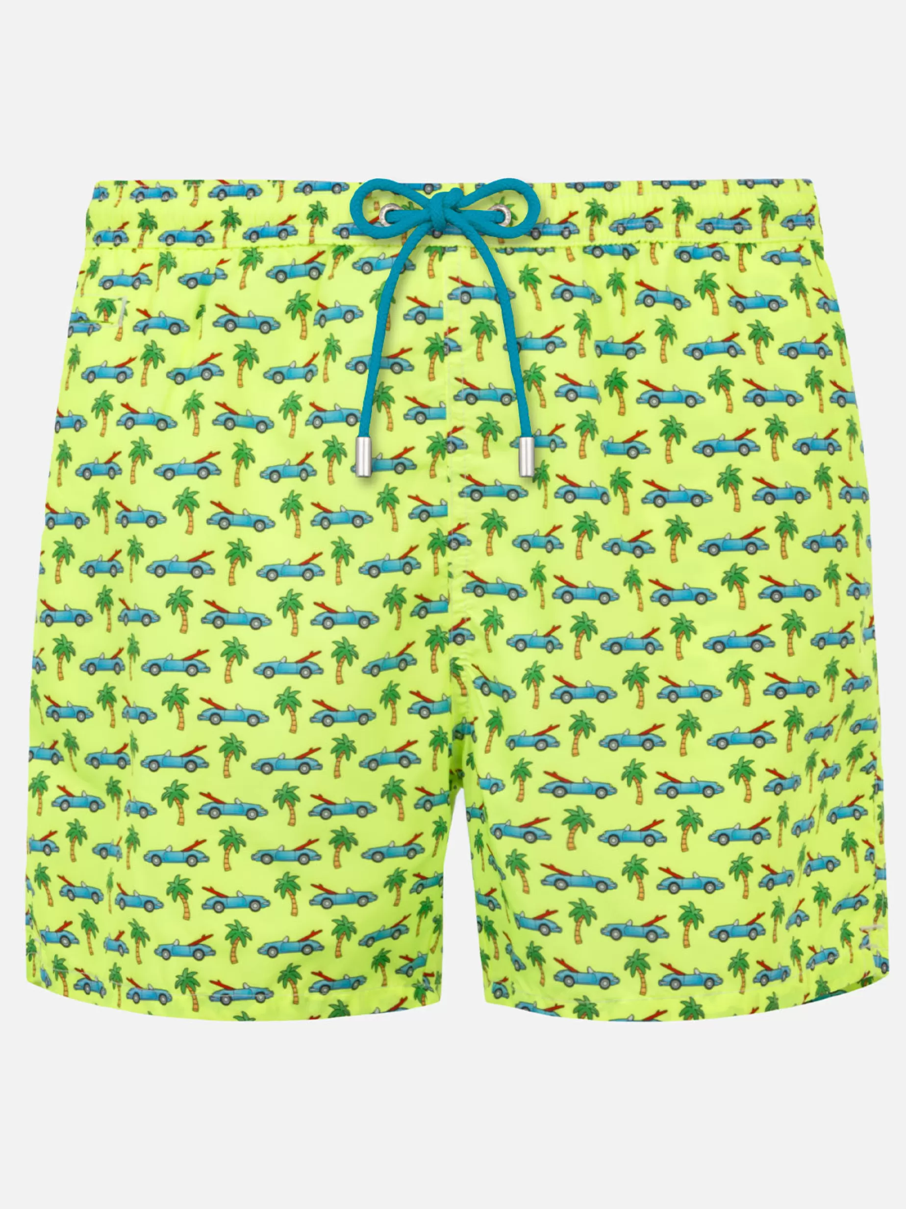 Hot Costume da bagno da uomo in tessuto leggero con stampa surfcar Uomo Costumi Mare Microfantasia | Tessuto Leggero