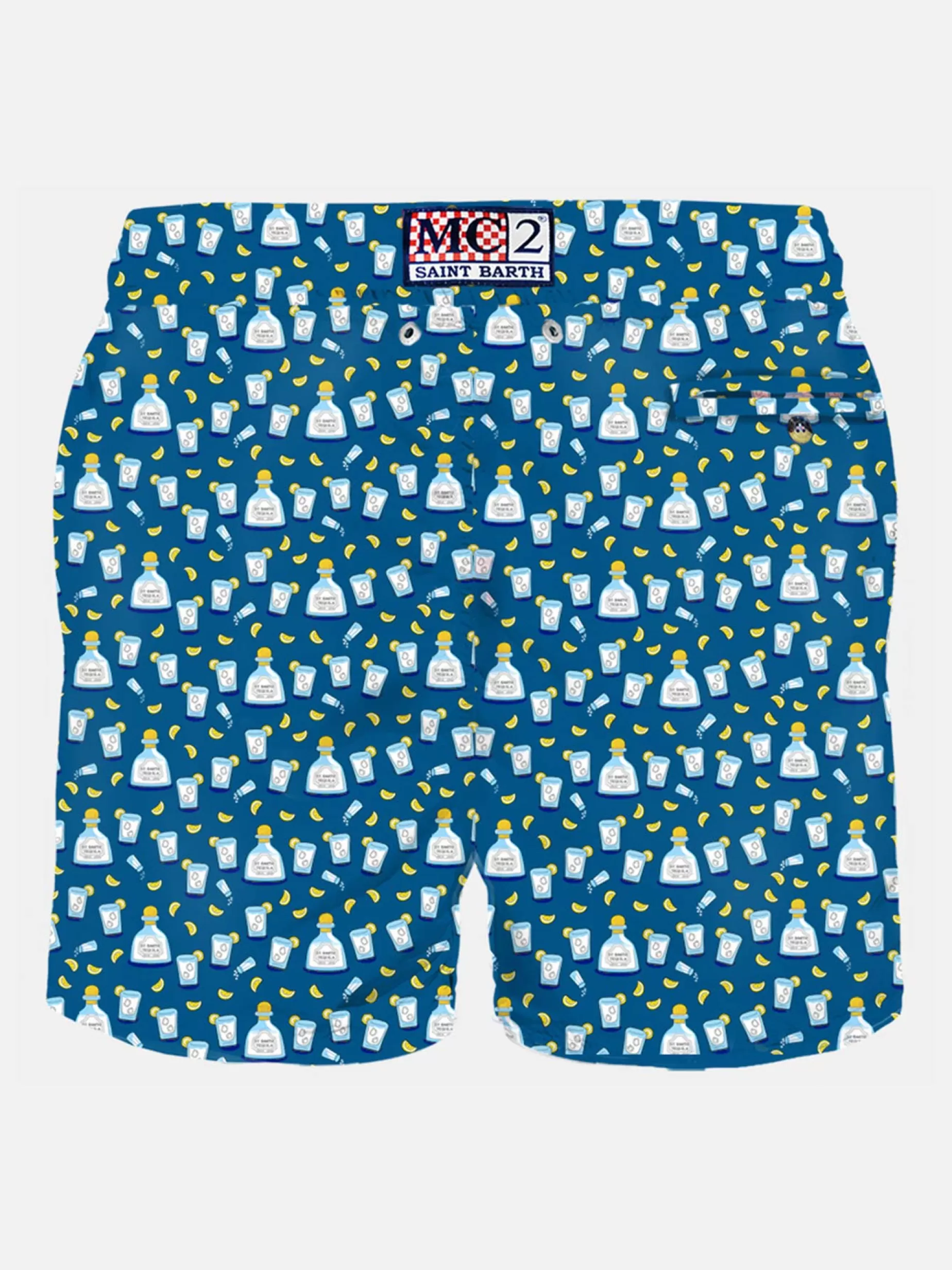 Clearance Costume da bagno da uomo in tessuto leggero con stampa tequila Uomo Costumi Mare Microfantasia | Tessuto Leggero