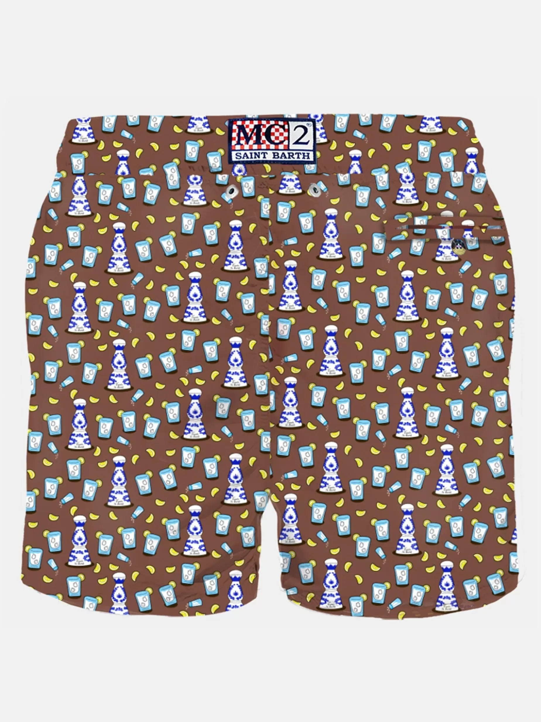 Best Costume da bagno da uomo in tessuto leggero con stampa tequila Uomo Costumi Mare Microfantasia | Tessuto Leggero