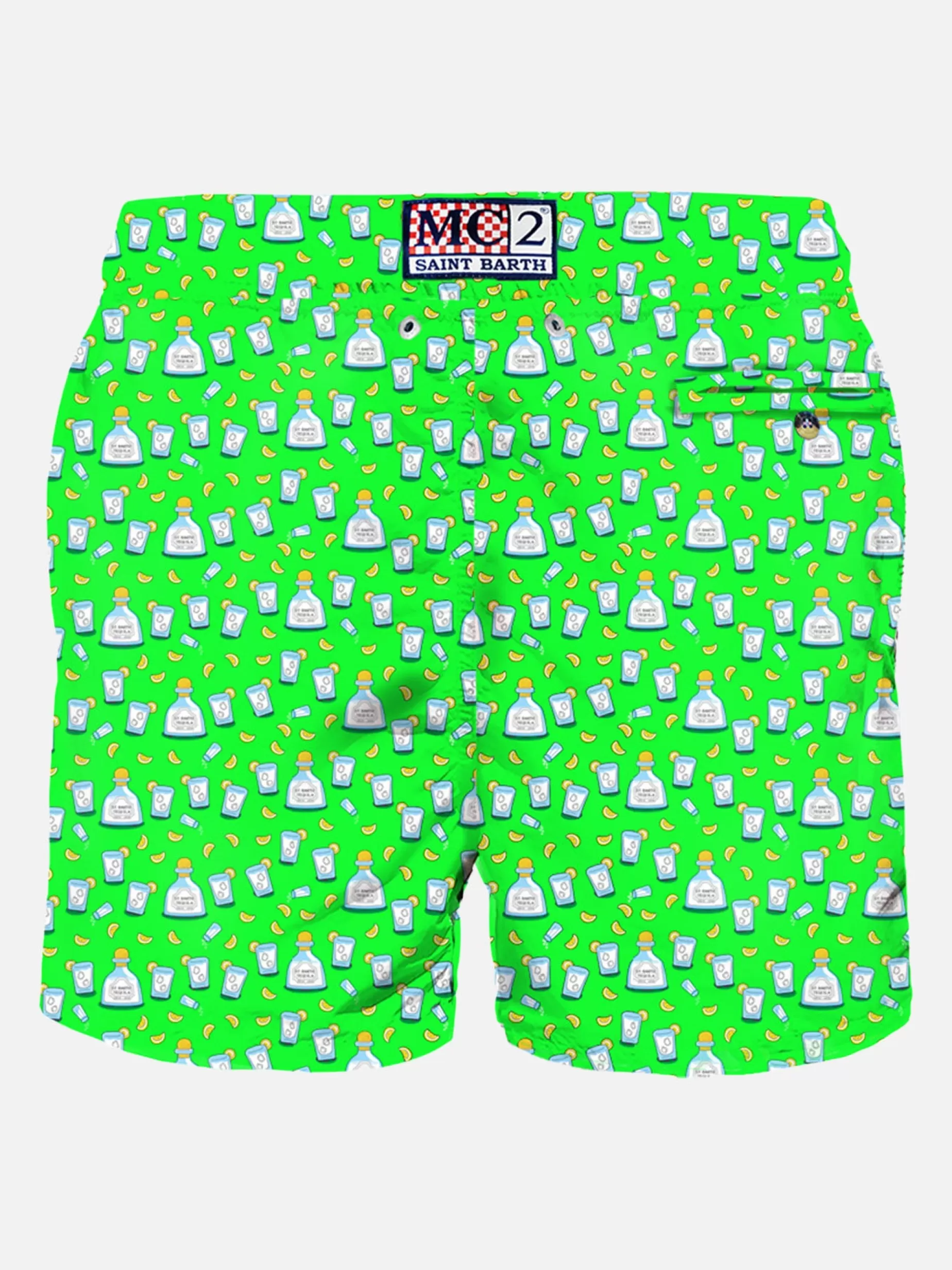 Best Costume da bagno da uomo in tessuto leggero con stampa tequila Uomo Costumi Mare Microfantasia | Tessuto Leggero